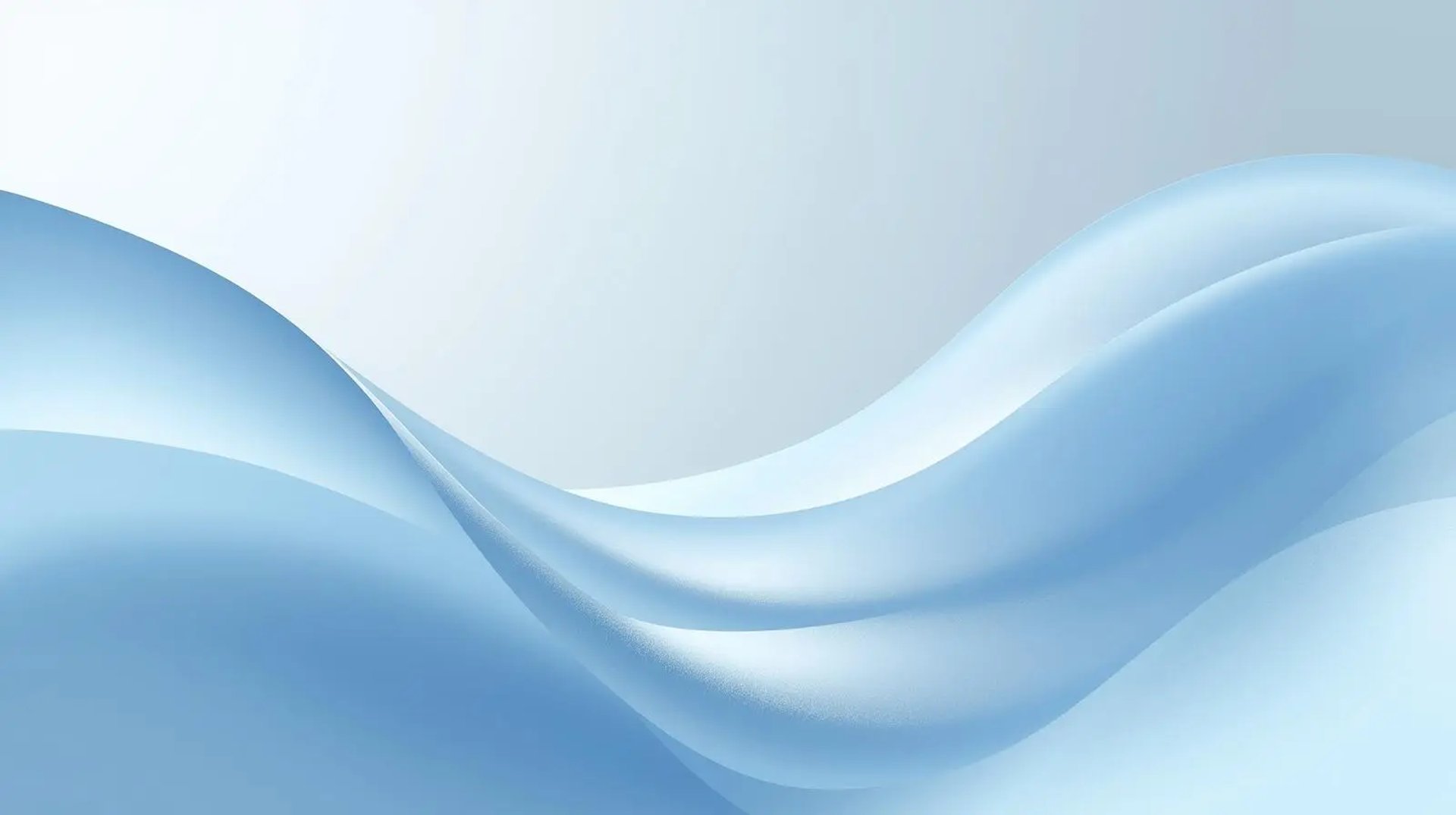 Minimalistic apstract gradient back ground in blue and white soft light effects smooth flowing shapes modern corporate style