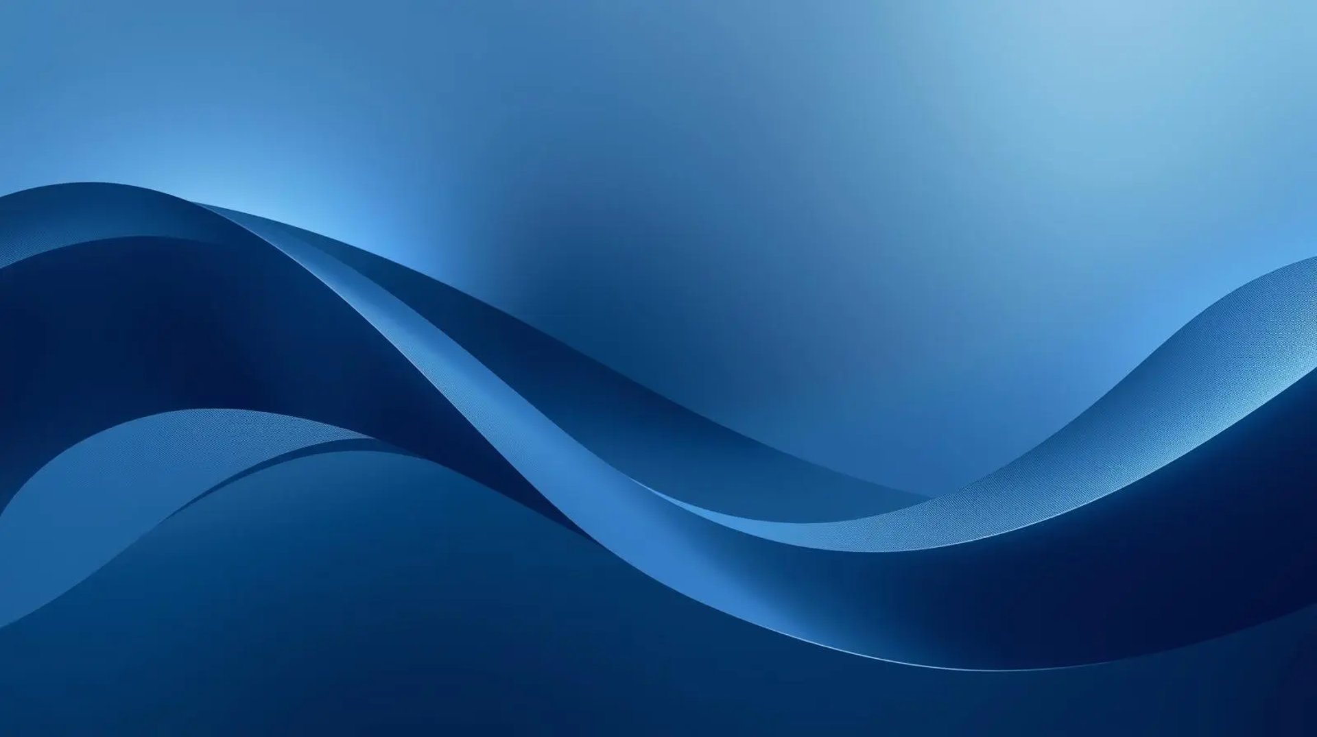 Minimalistic apstract gradient back ground in blue and white soft dark effects smooth flowing shapes modern corporate style