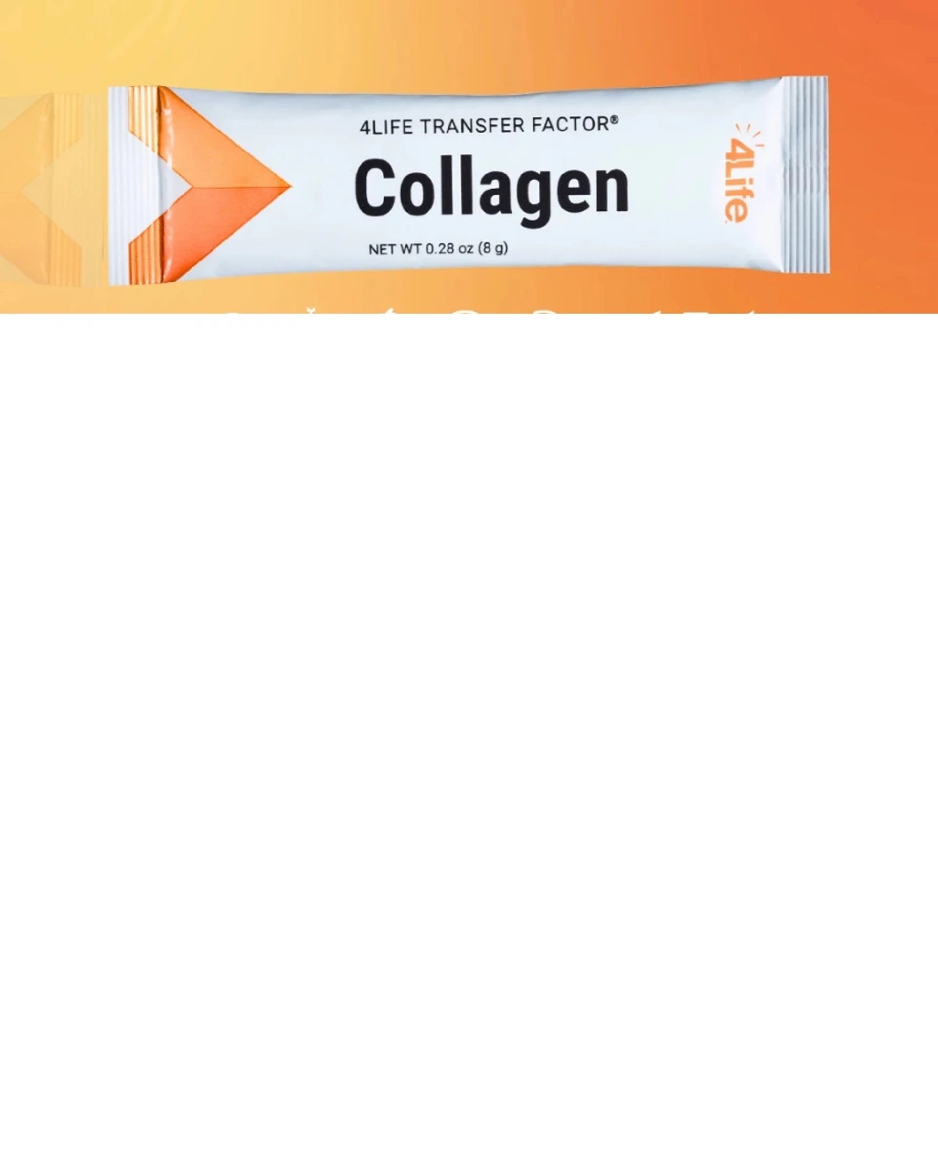 4Life Transfer Factor Collagen met vitaminen A, C, E en biotine voor huid, haar, nagels en immuunsysteem
