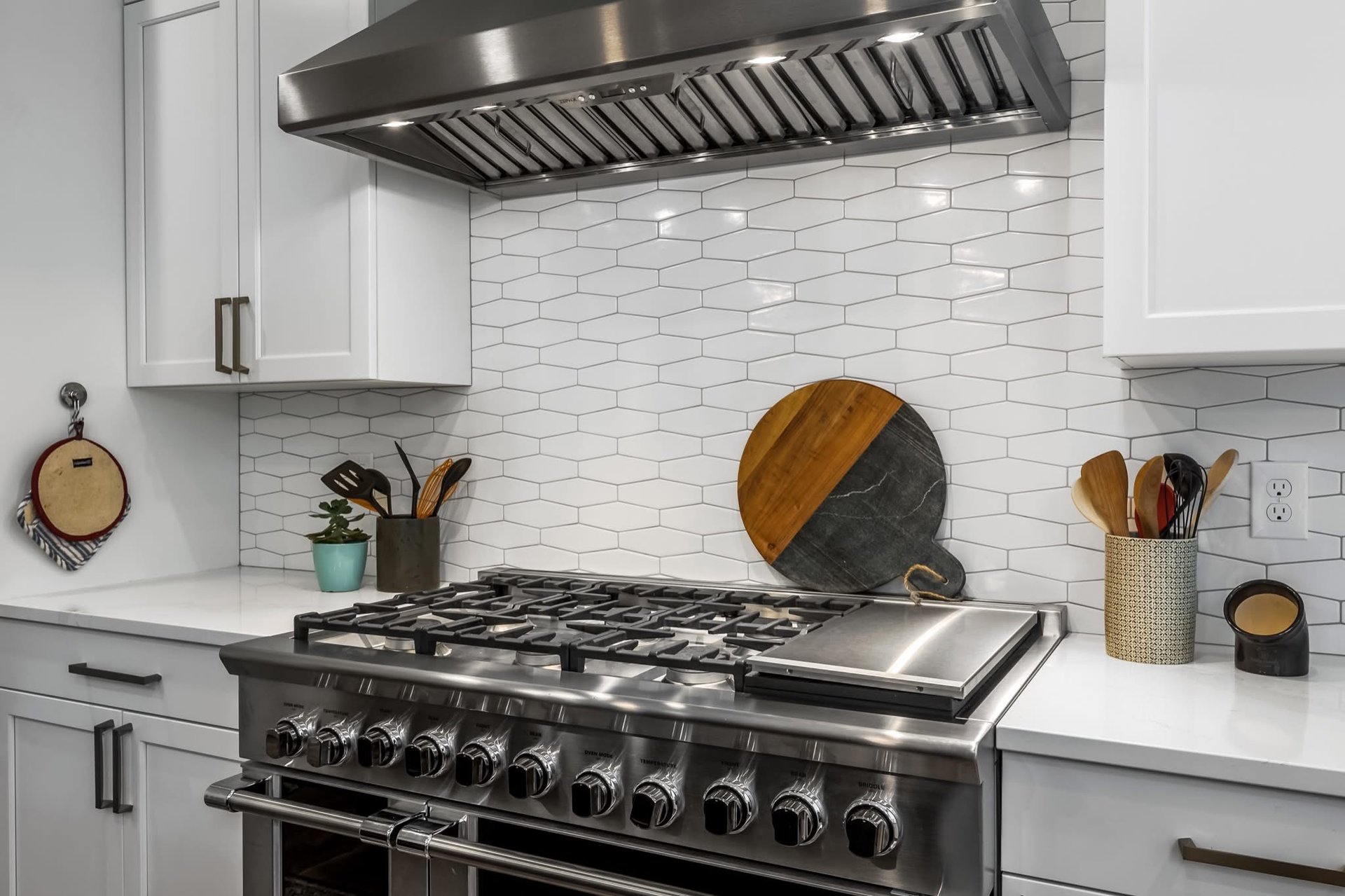 grayscale photo of concrete brick