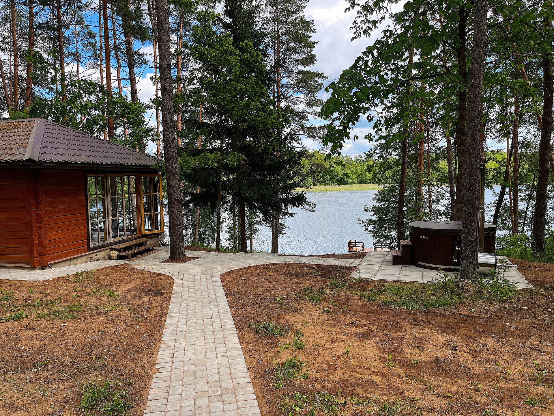 mountain range under blue sky