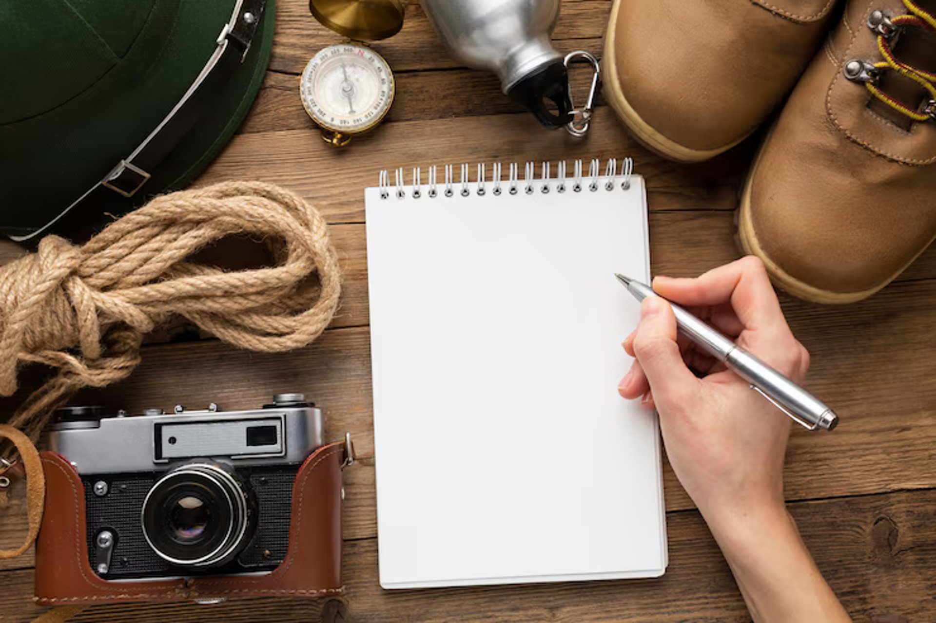 woman in black tank top and black pants sitting on ground holding blue ceramic mug during
