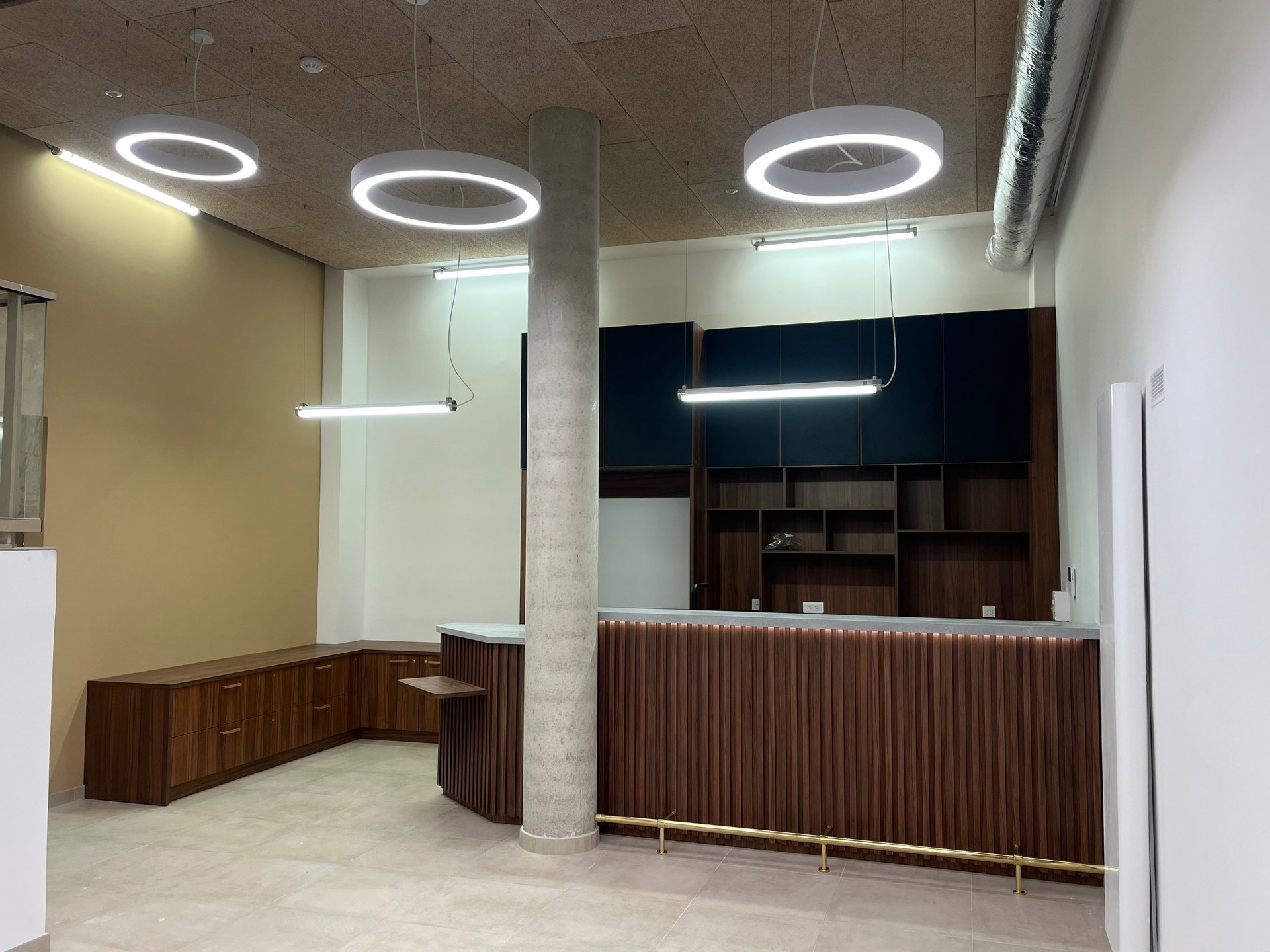 black blue and yellow textile