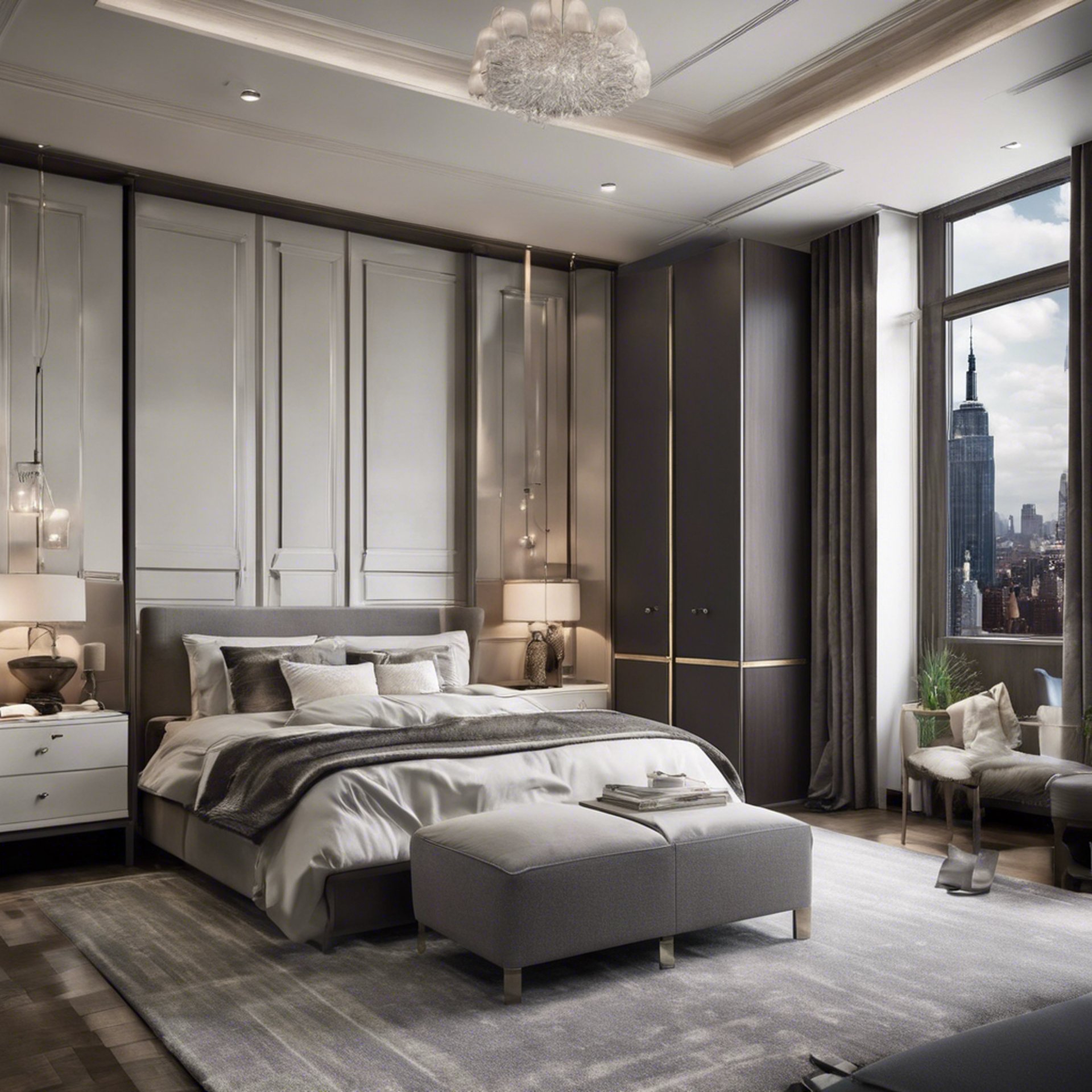 black and white bed linen