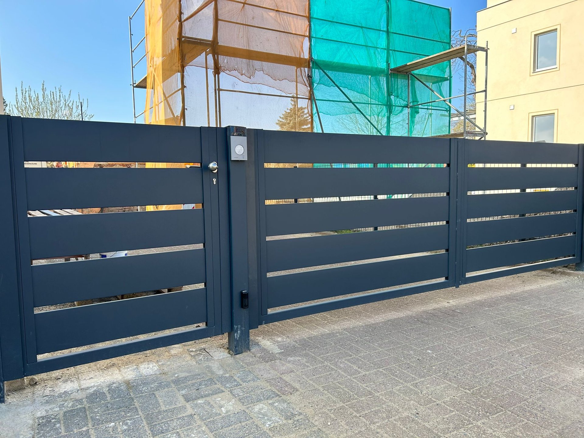 black blue and yellow textile