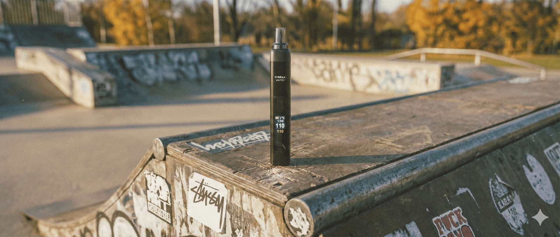 an abstract photo of a curved building with a blue sky in the background