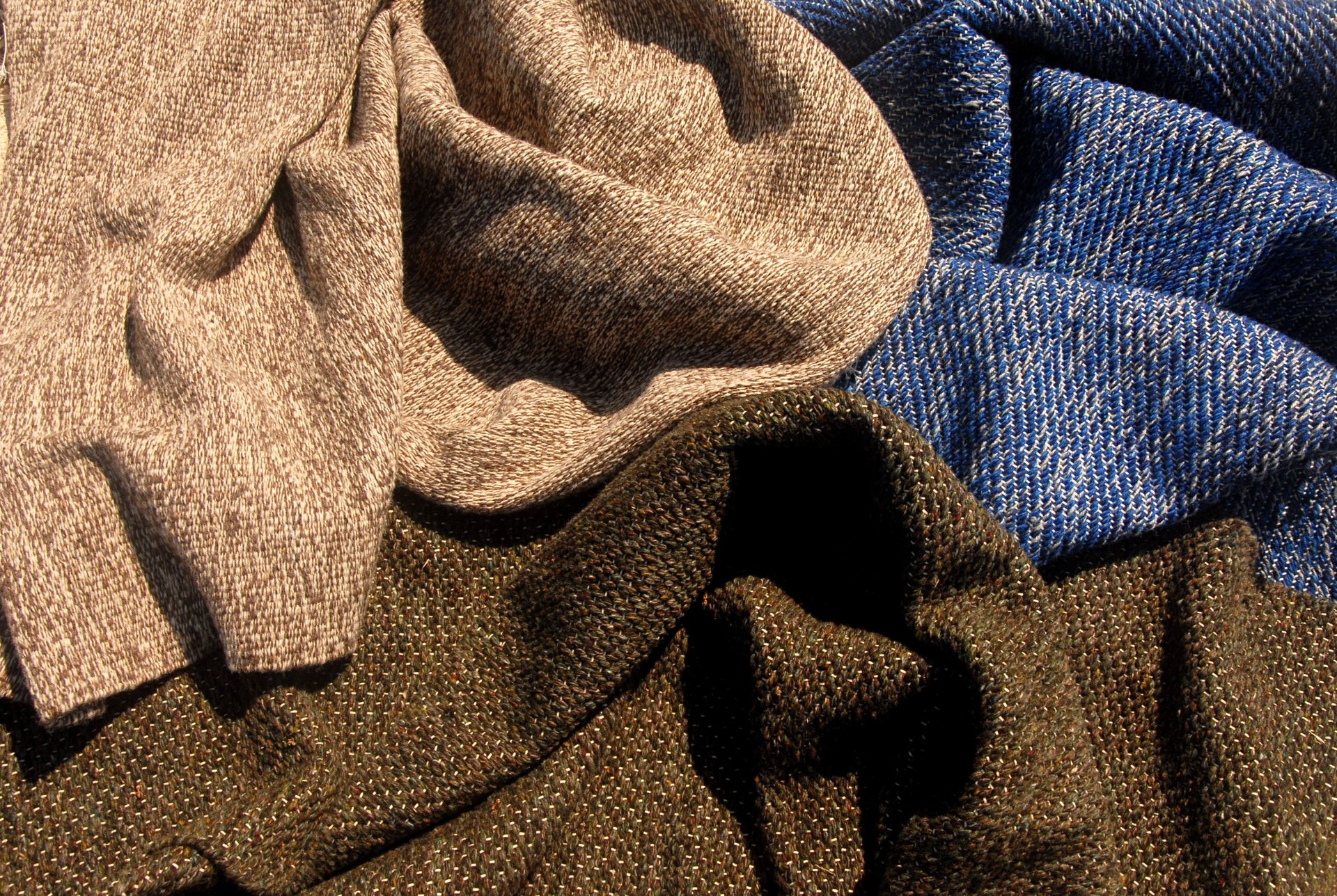 black blue and yellow textile