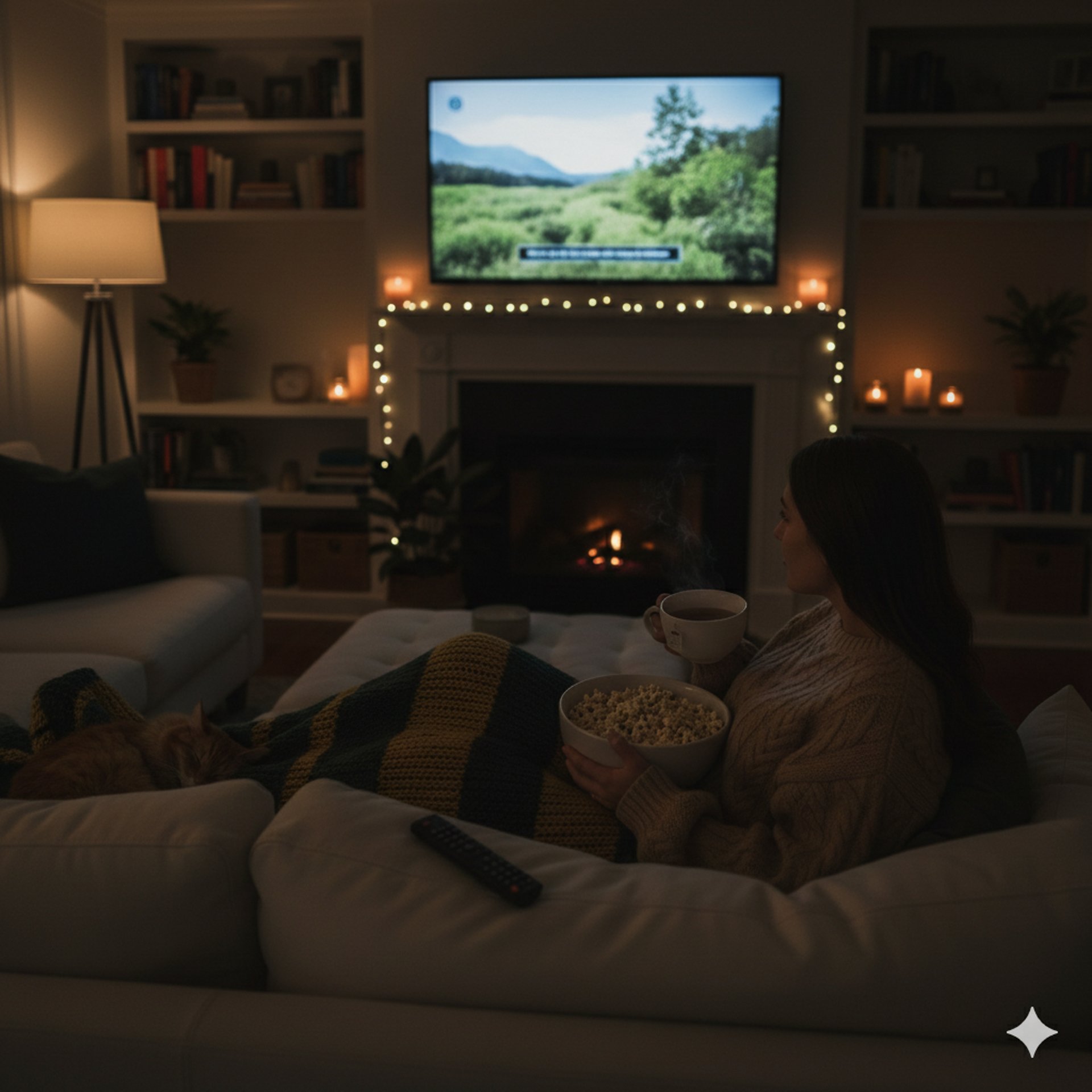 a cup of hot chocolate with marshmallows in it