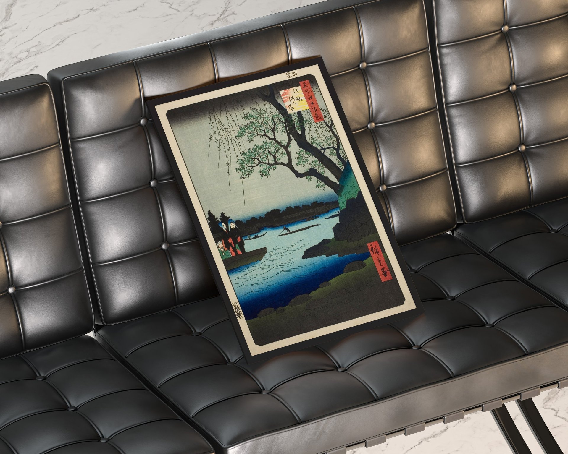 a close up of a black and brown abstract painting