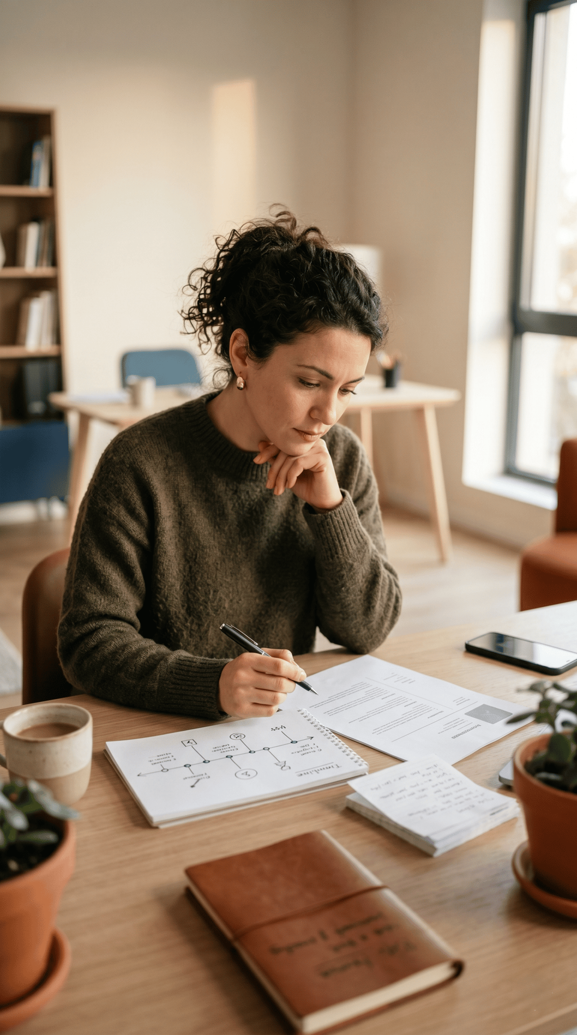 an abstract photo of a curved building with a blue sky in the background