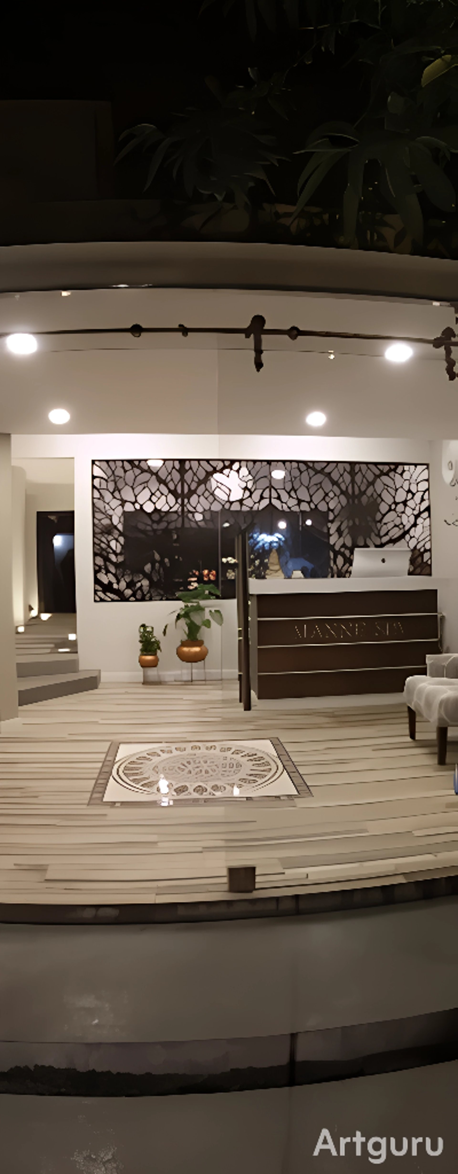 black and brown leather padded tub sofa