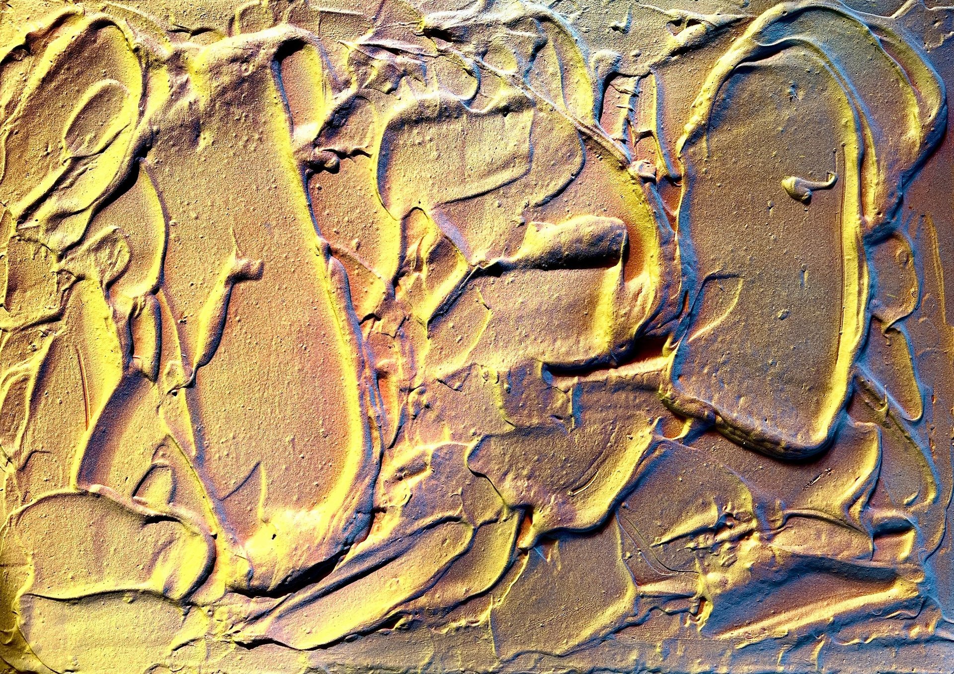 a close up of a black and brown abstract painting