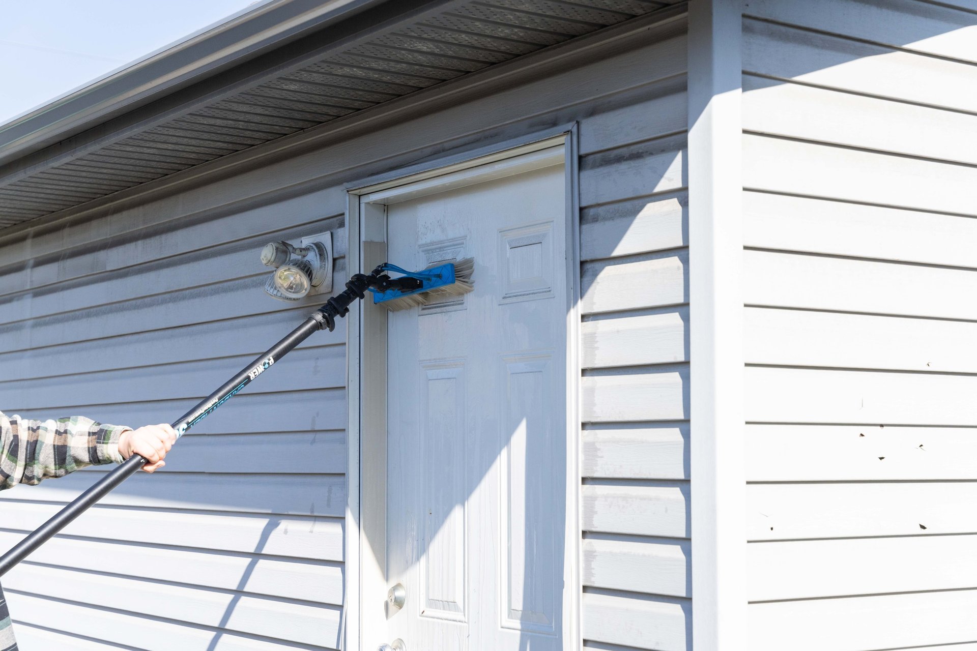 woman wearing yellow long-sleeved dress under white clouds and blue sky during daytime