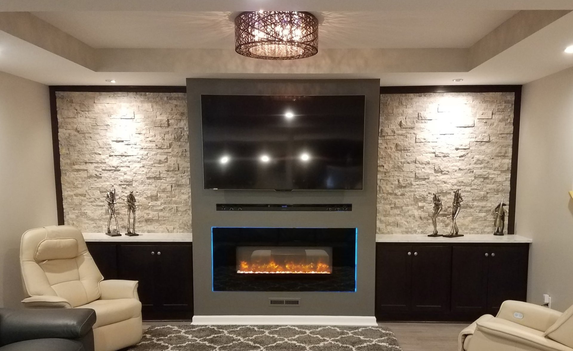 person using black laptop computer