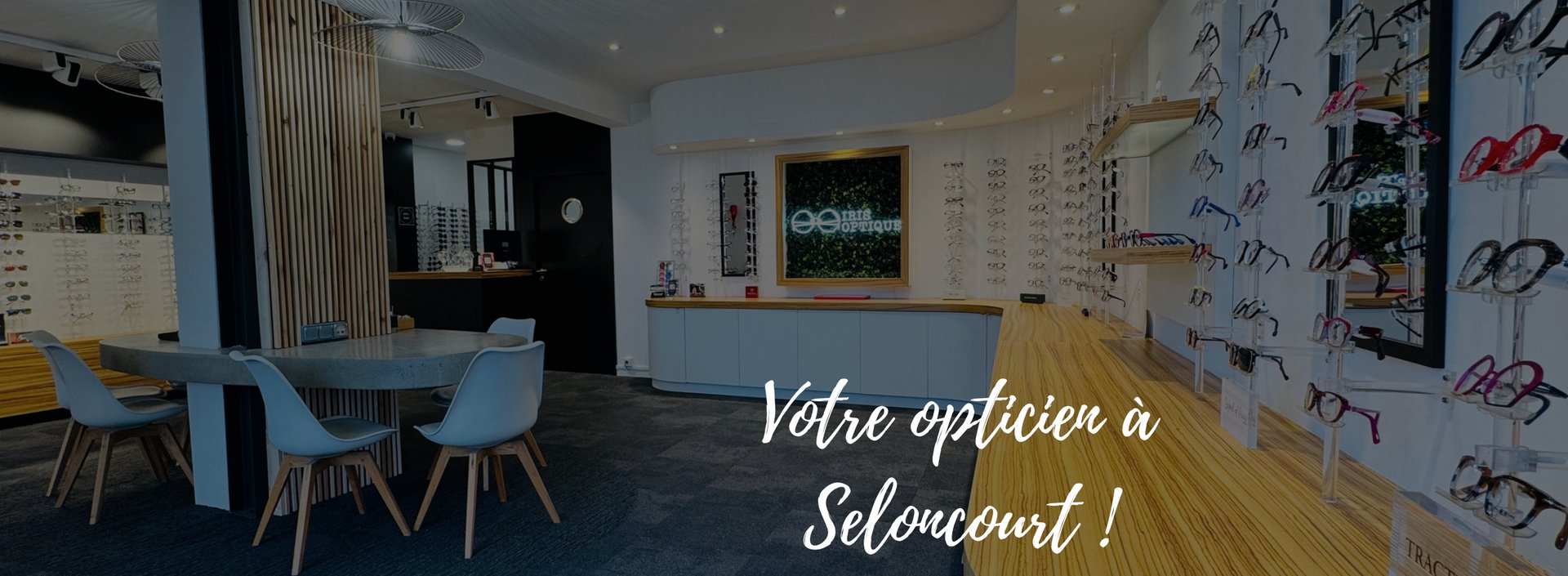 Vue du magasin Iris Optique à Seloncourt