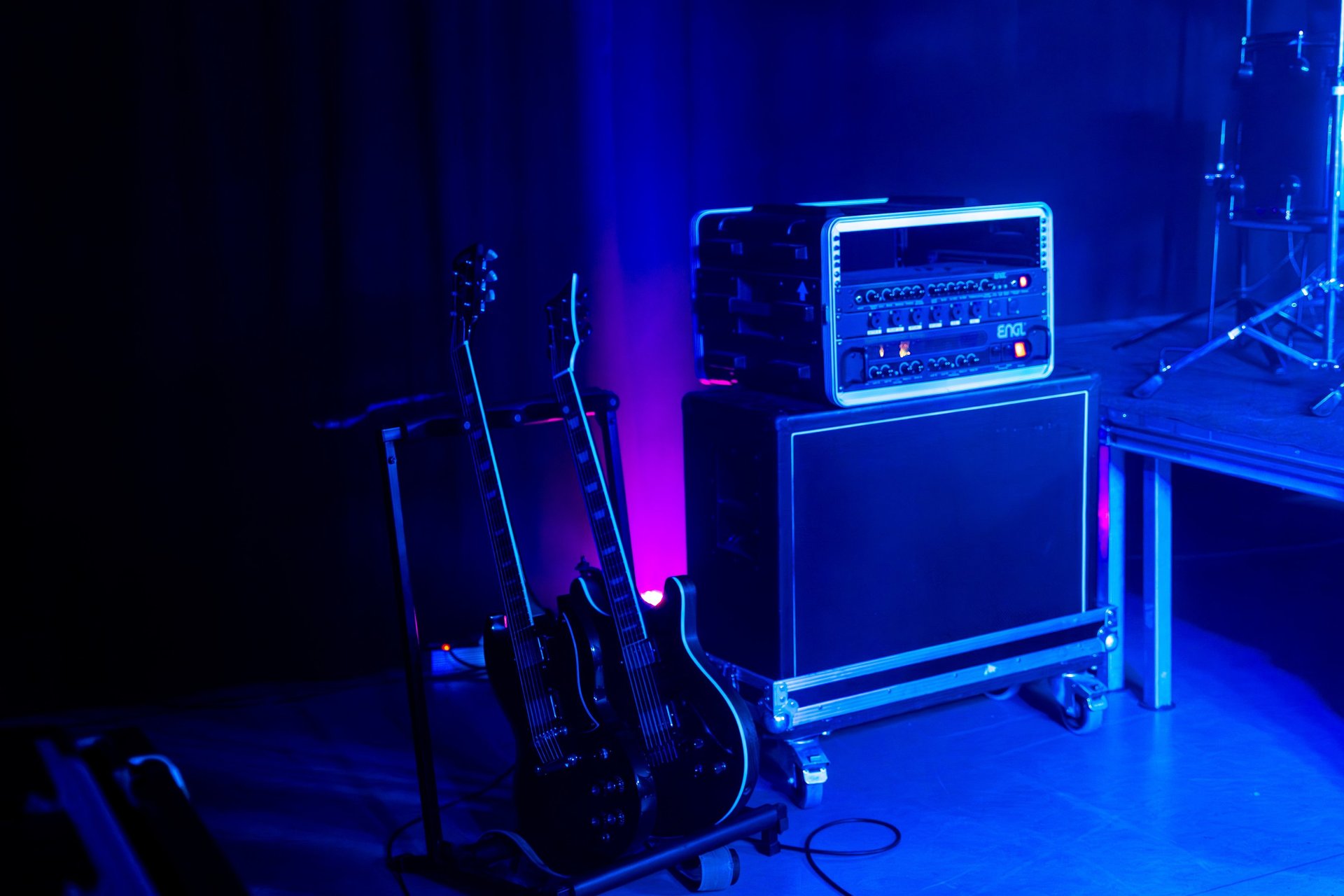 black blue and yellow textile