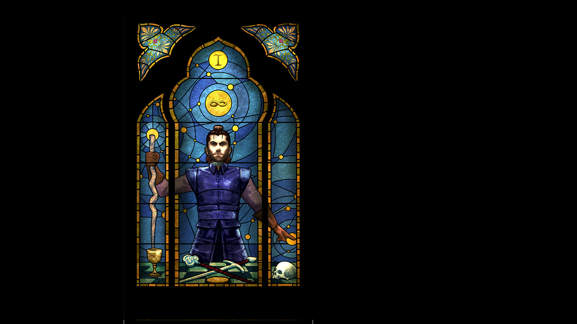 Tarot Card Design: The Magician Copyright CreeA 2025