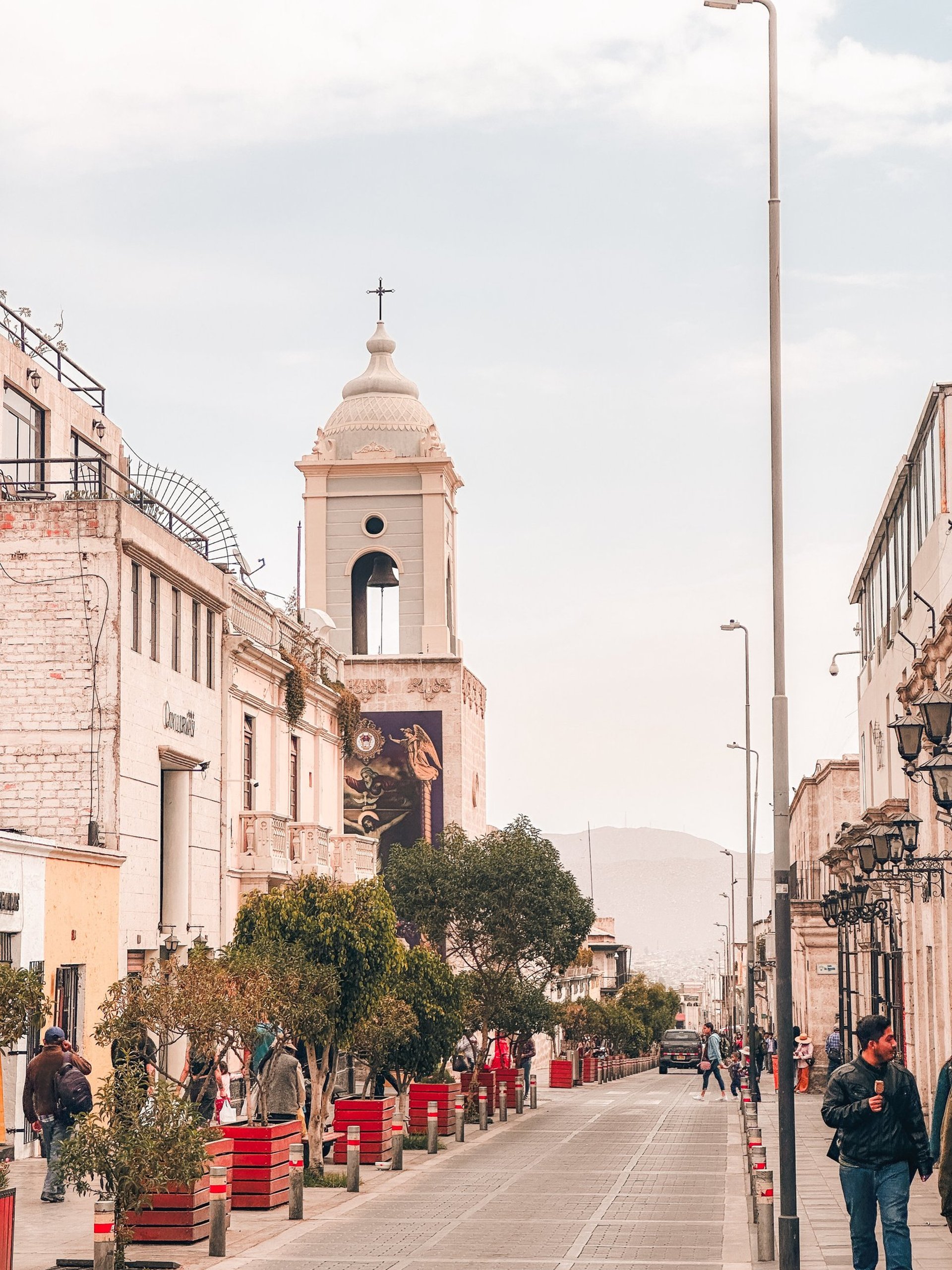 Arequipa Streets with church