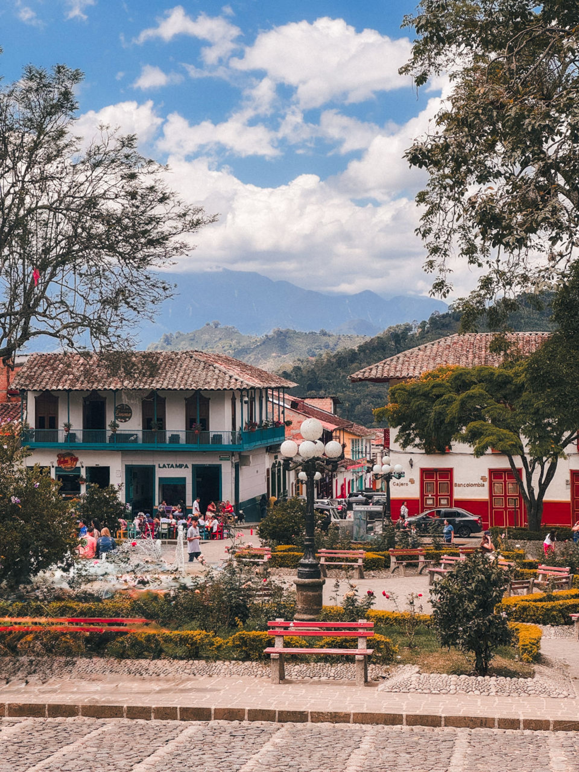 La Plaza in Jardin, Colombia