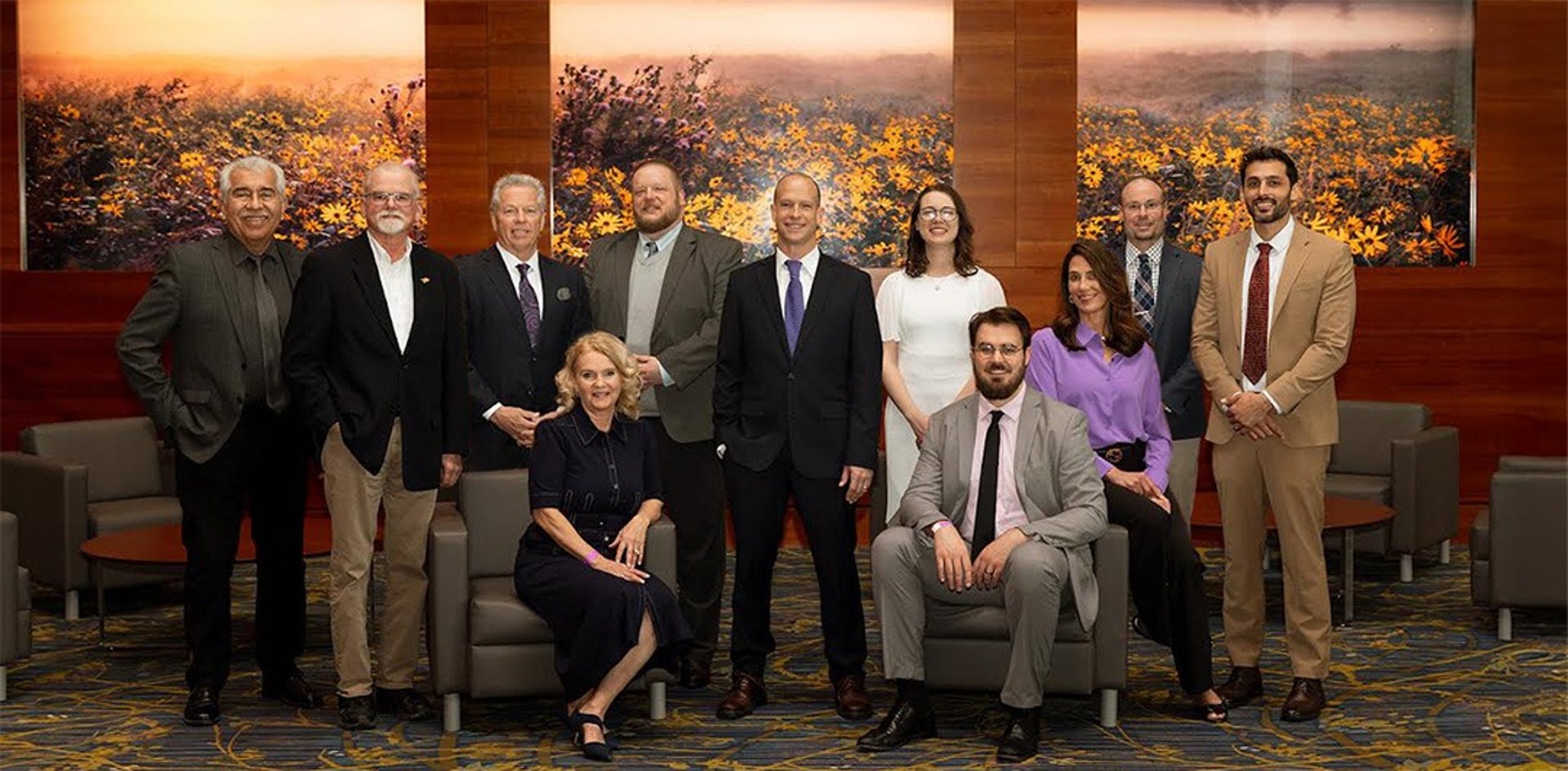 an abstract photo of a curved building with a blue sky in the background