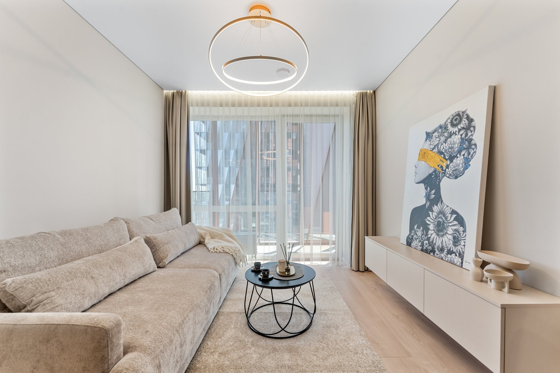 black and brown leather padded tub sofa