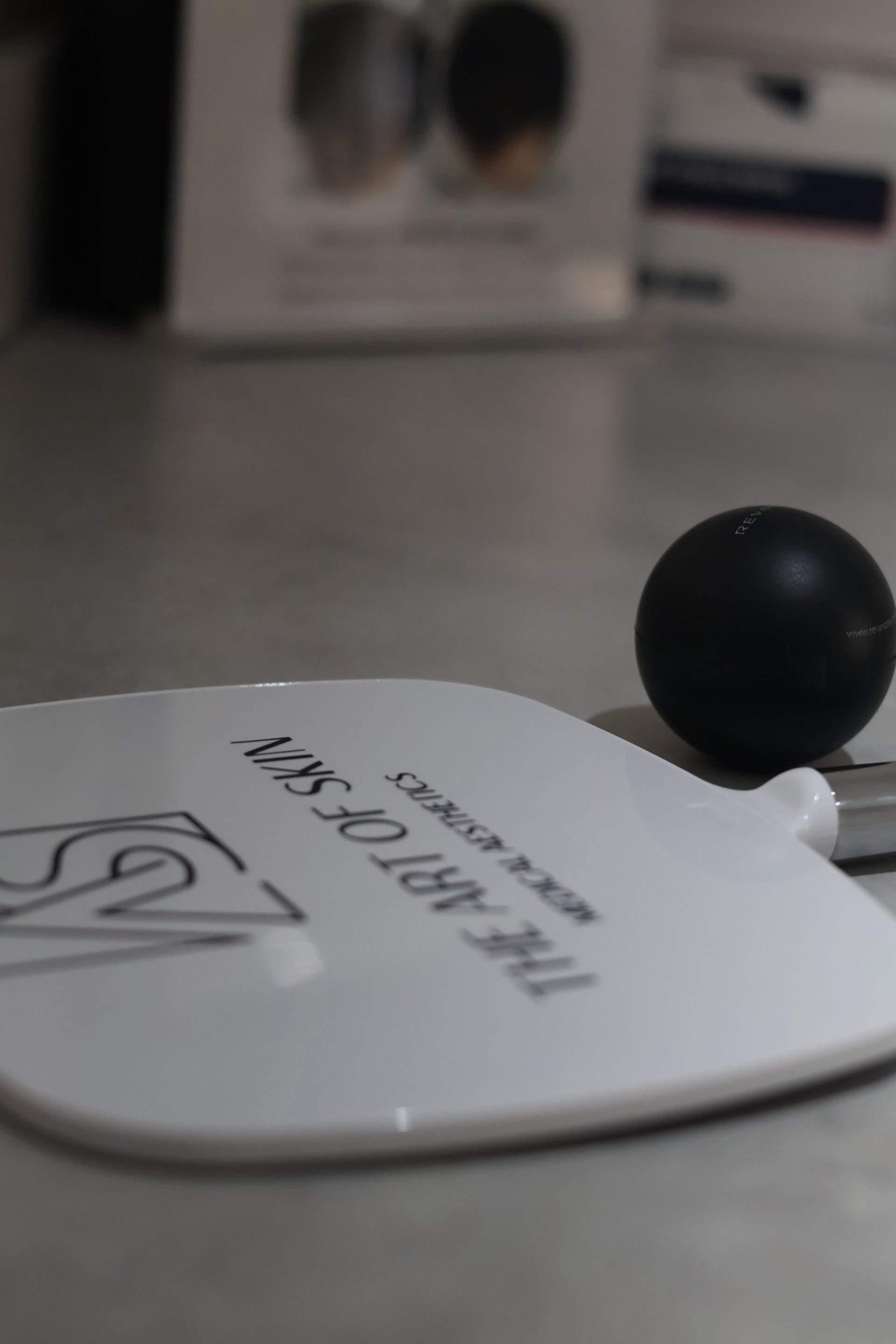 white and black labeled box