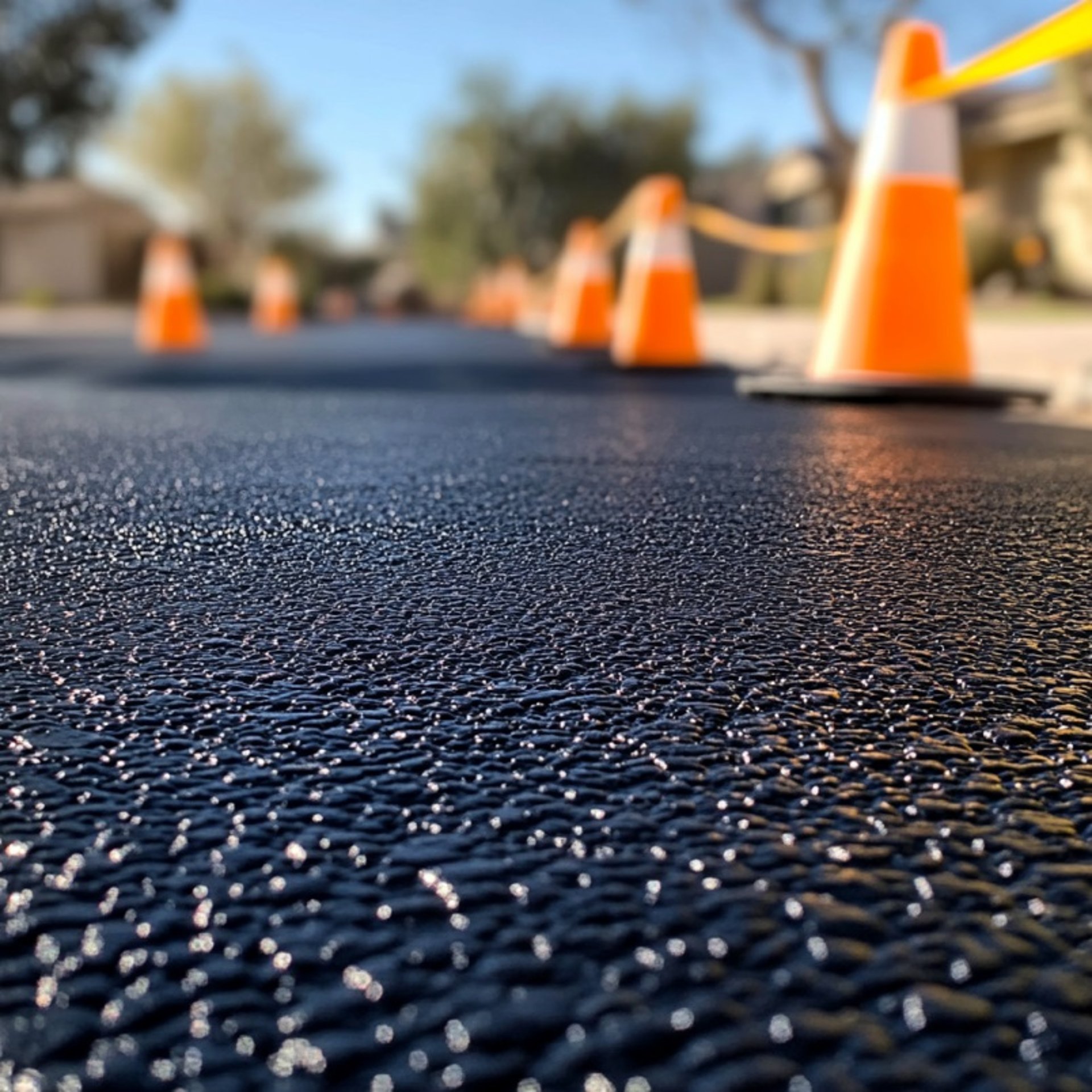 Seal Coating a Driveway in Lee County, AL