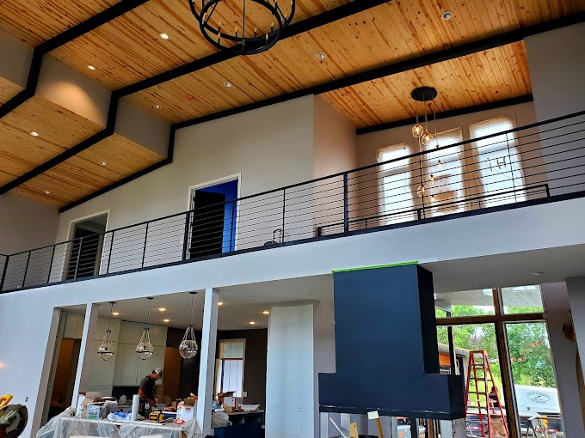 black blue and yellow textile