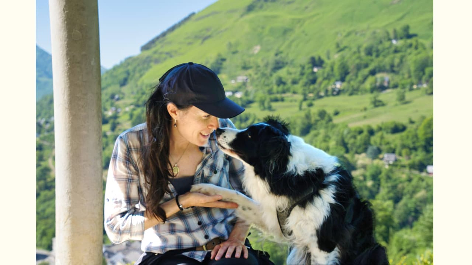an abstract photo of a curved building with a blue sky in the background