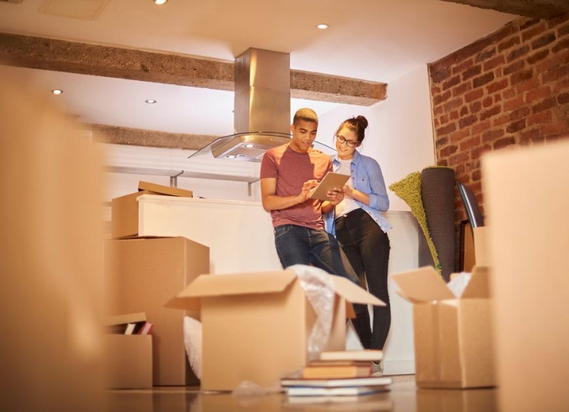 white house under maple trees