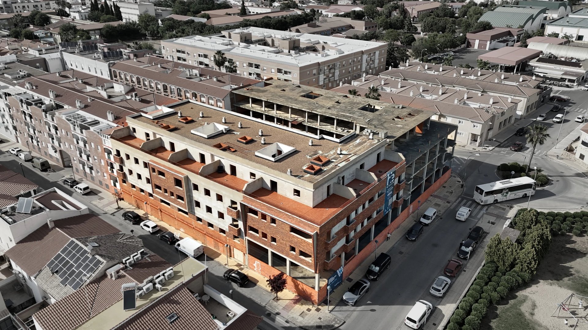 Vista aérea proyecto Propeis en Badajoz