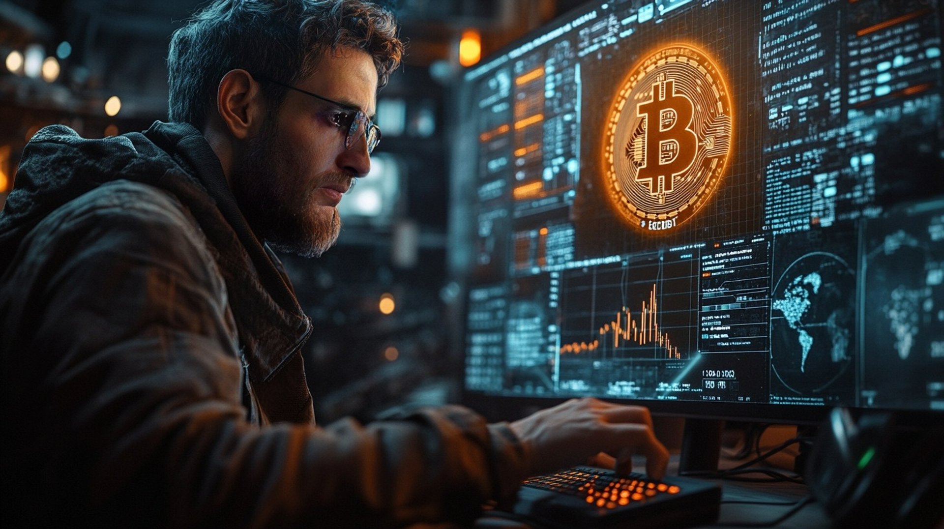 an abstract photo of a curved building with a blue sky in the background