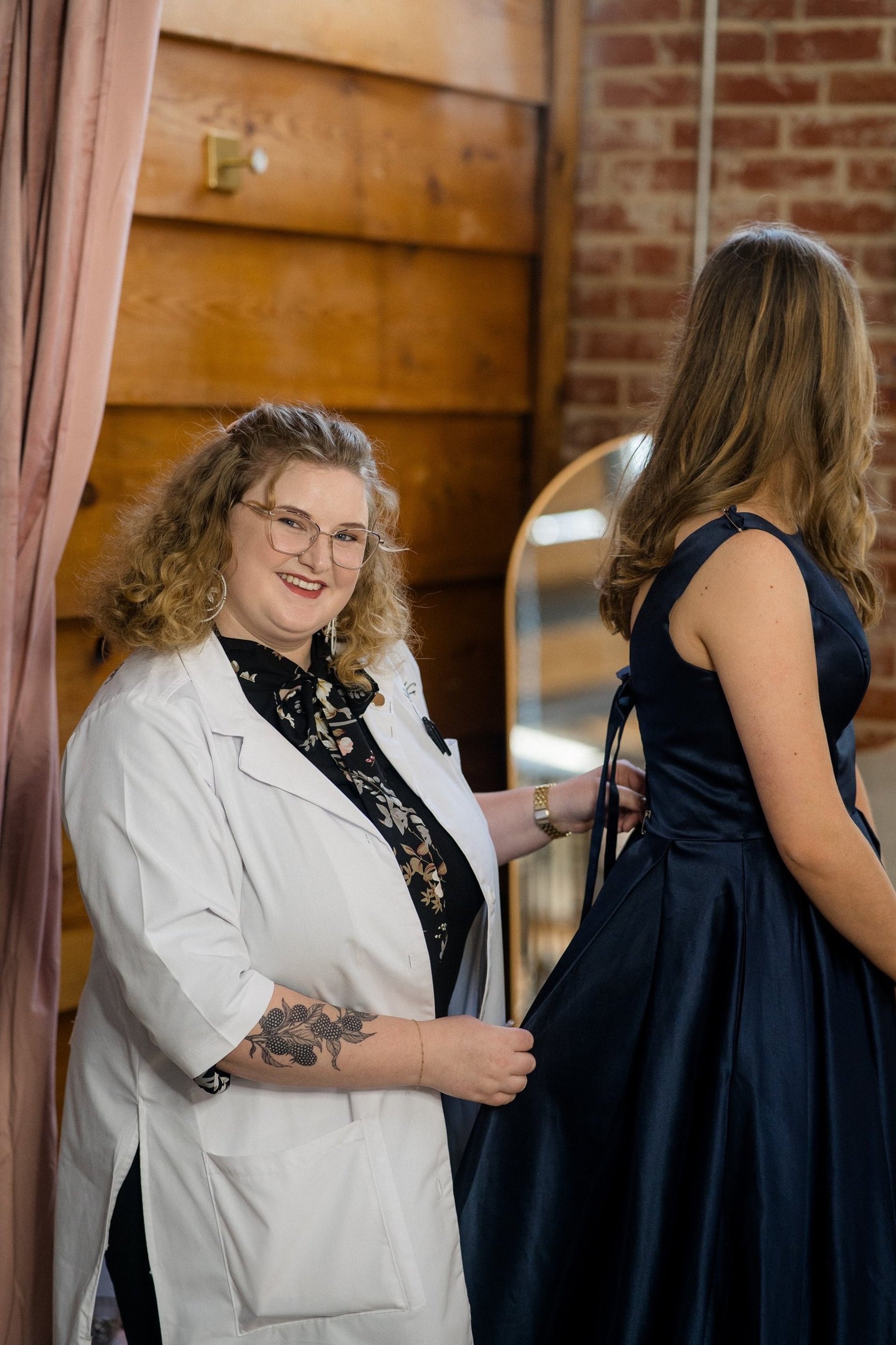 woman wearing yellow long-sleeved dress under white clouds and blue sky during daytime
