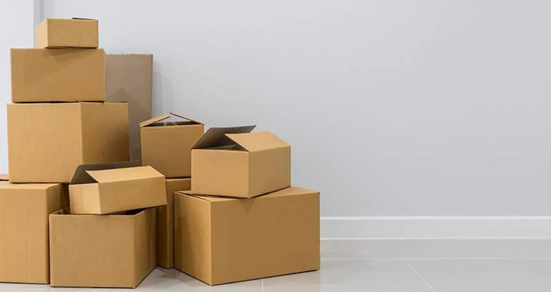 brown labeled box l