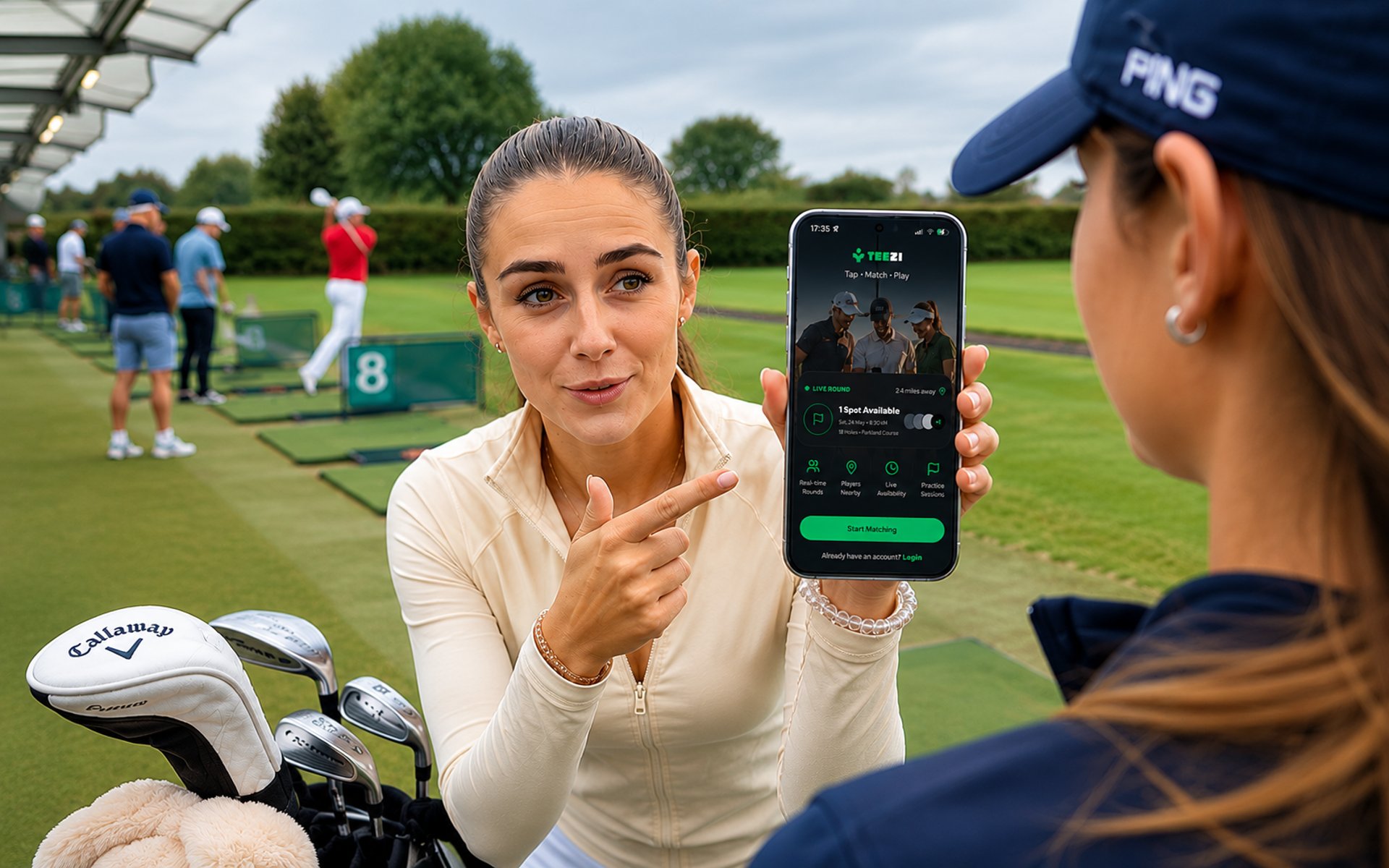 Last minute golf round