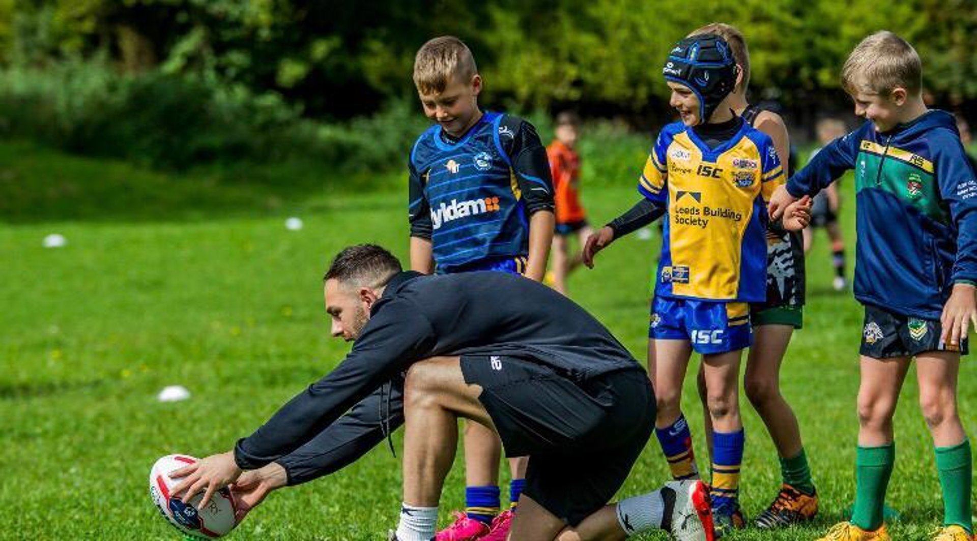 black blue and yellow textile