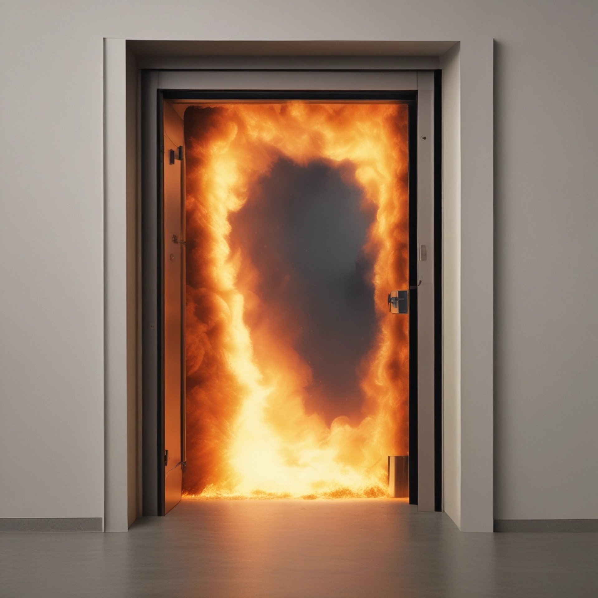 an abstract photo of a curved building with a blue sky in the background