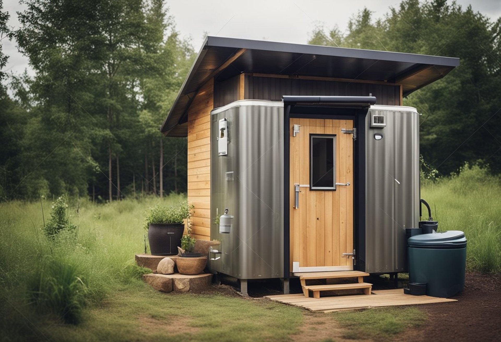 off grid bathroom