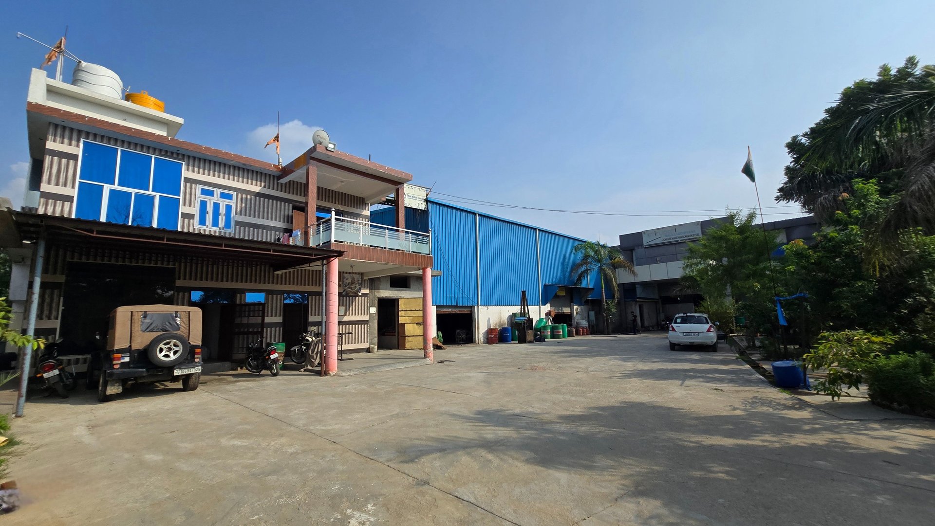 black blue and yellow textile