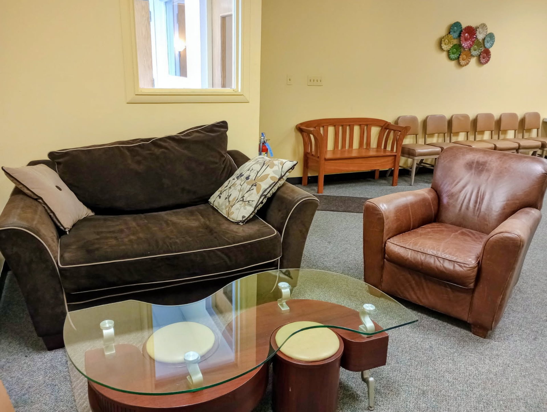 black blue and yellow textile