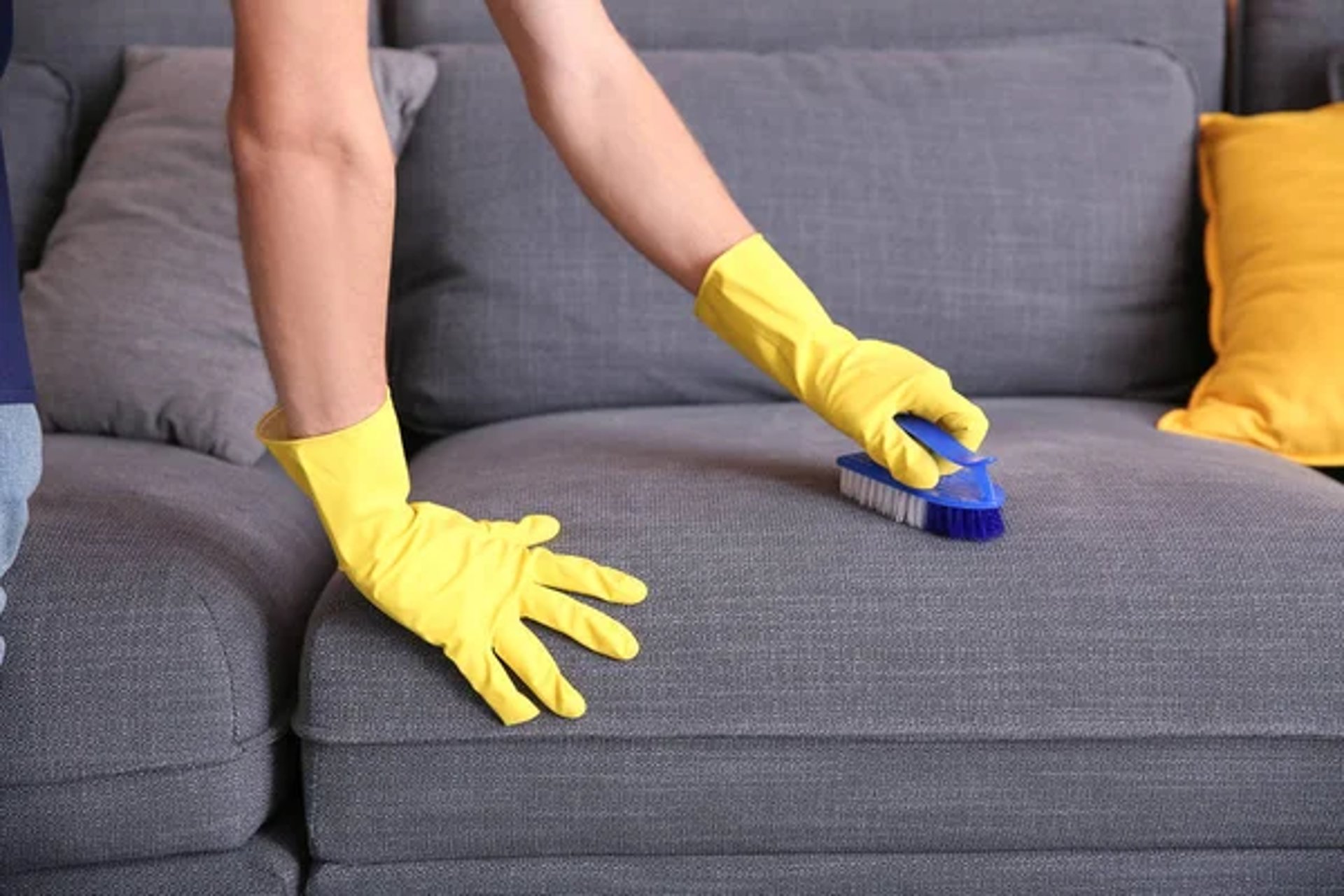 black blue and yellow textile