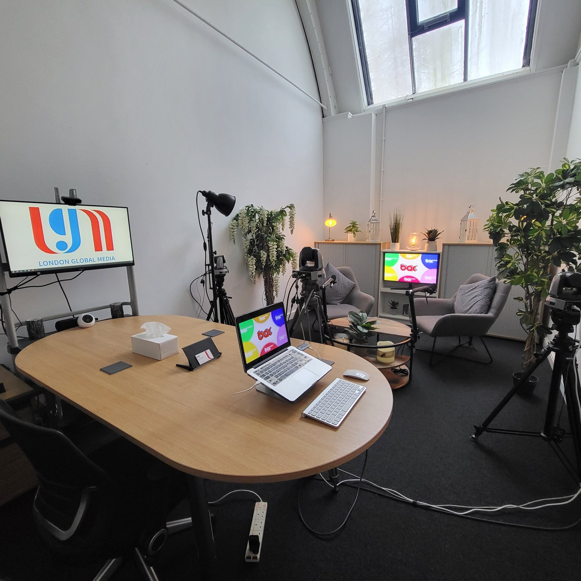 an abstract photo of a curved building with a blue sky in the background