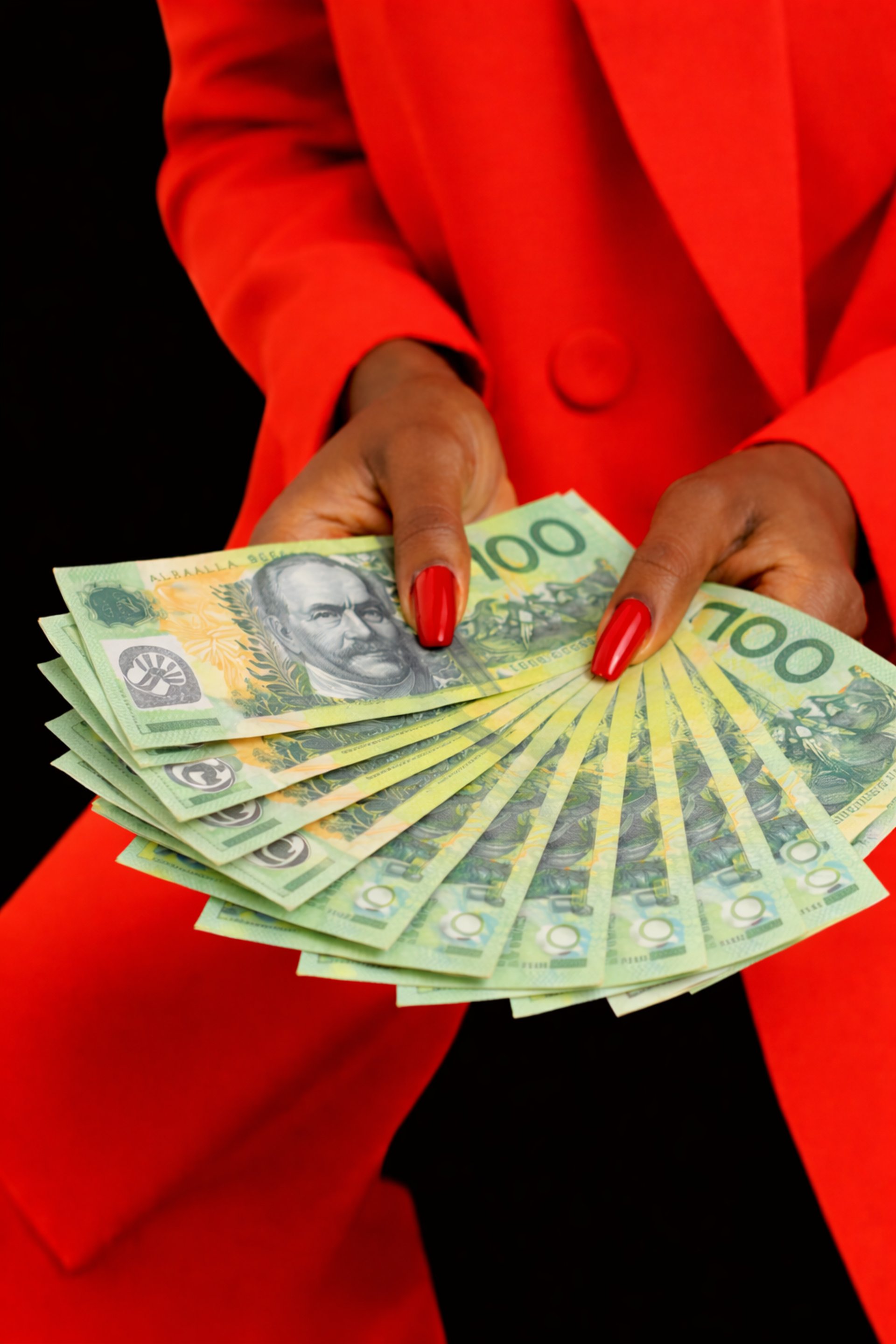 an abstract photo of a curved building with a blue sky in the background