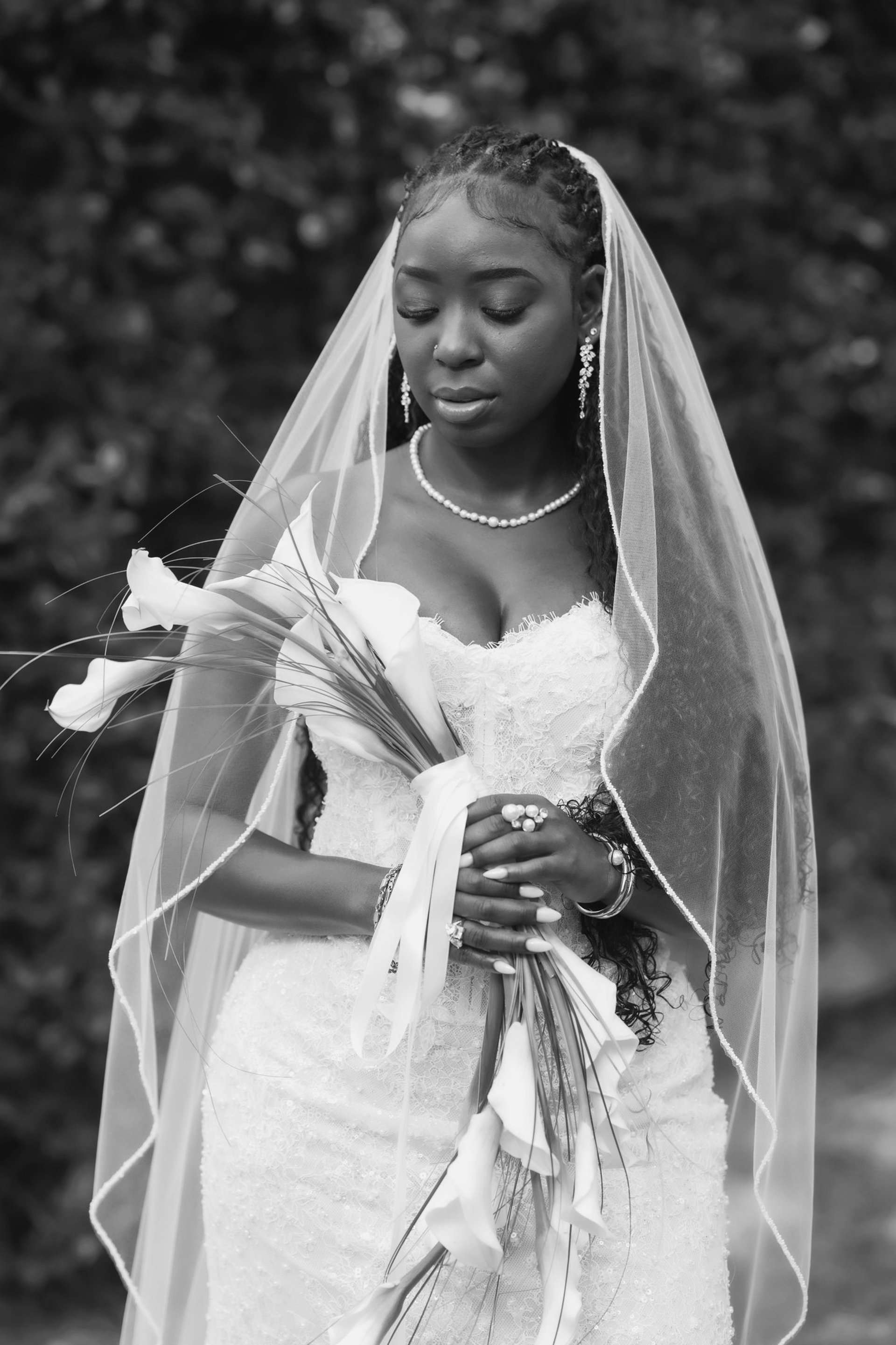 a person wearing a white dress