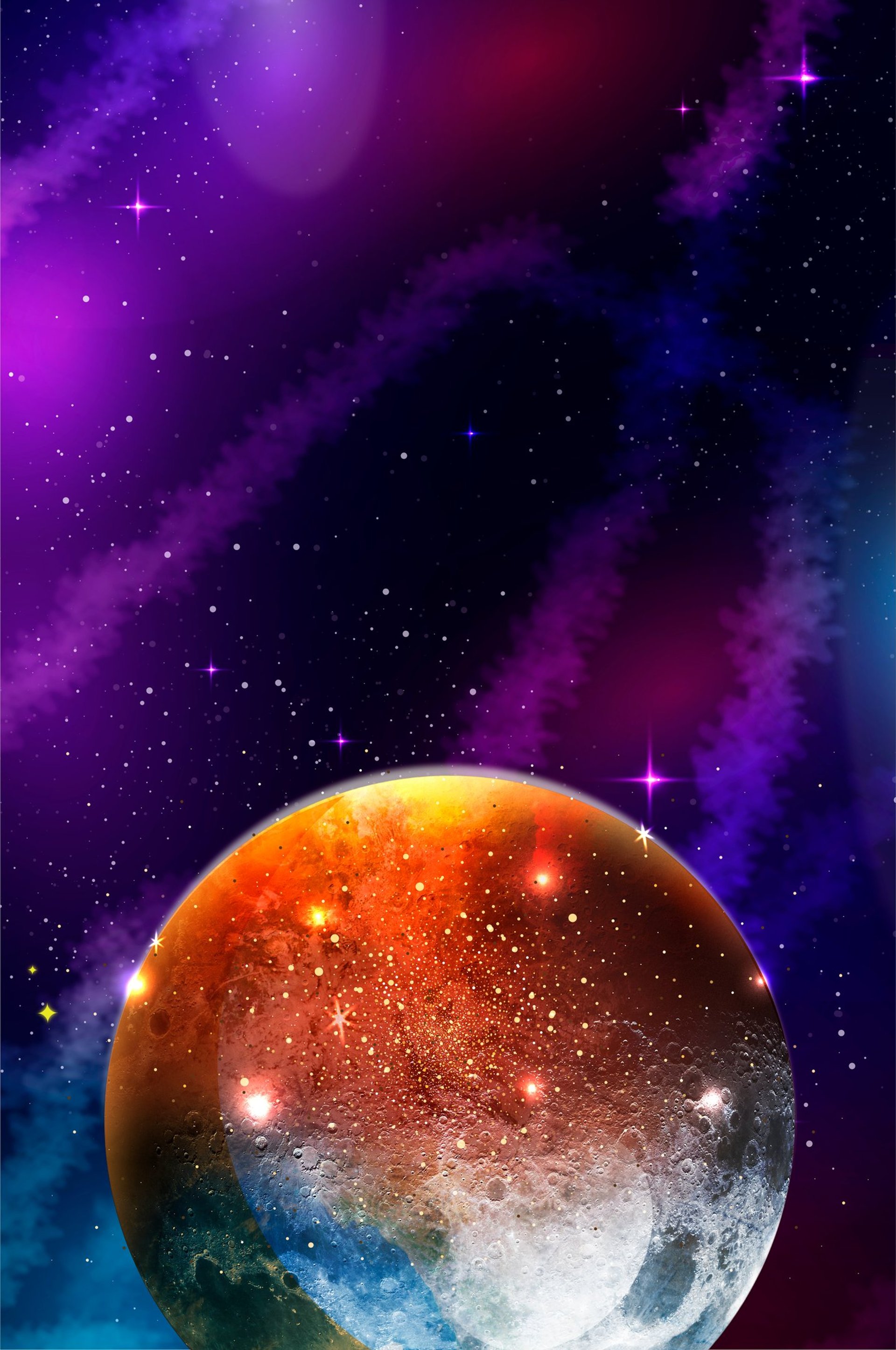 A distant planet in a far off galaxy known as Luminara.
