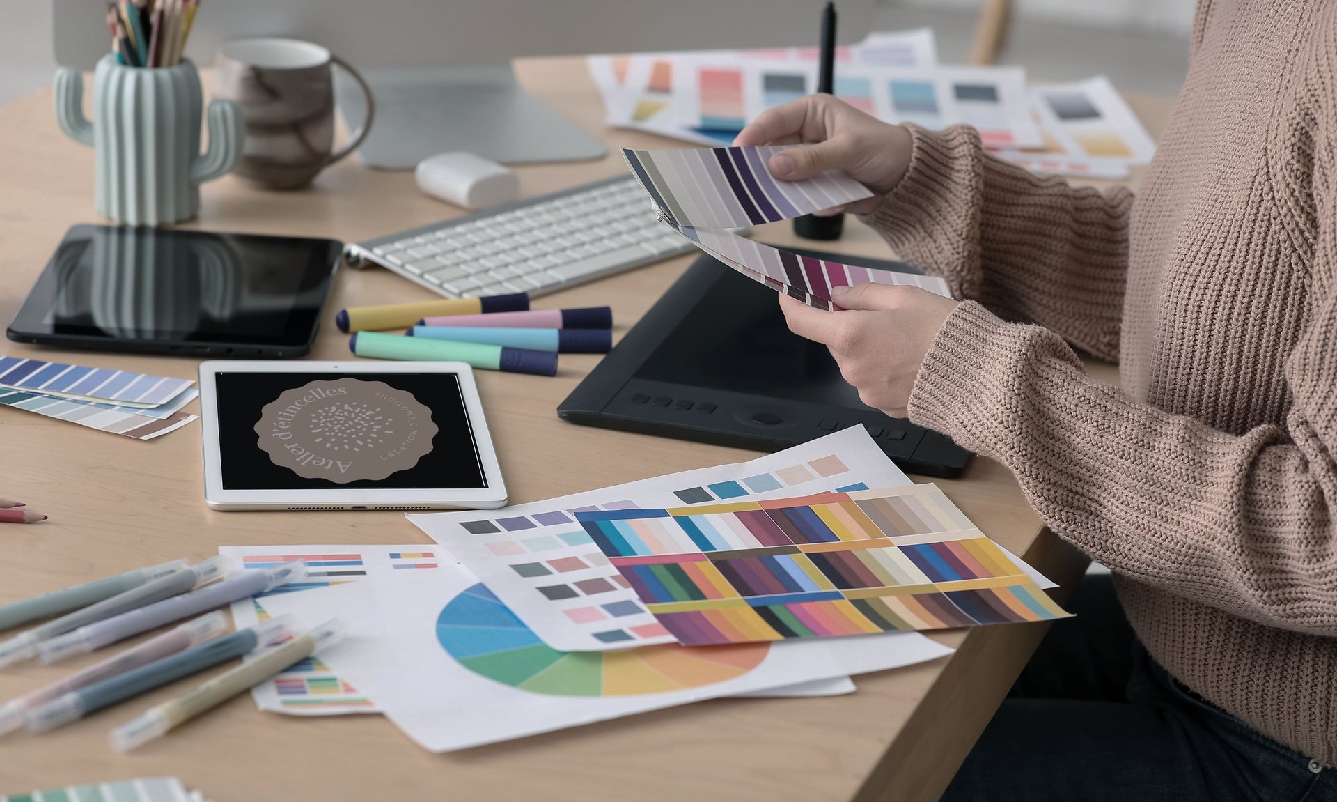 black blue and yellow textile
