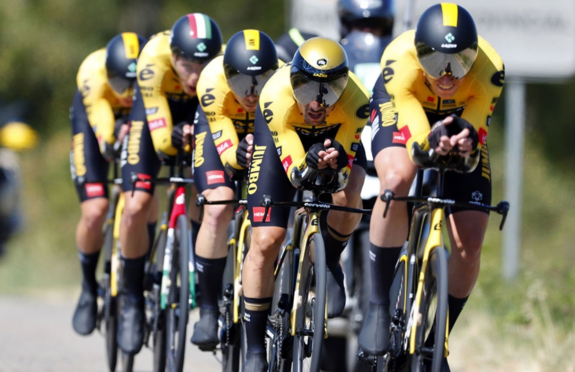 black blue and yellow textile