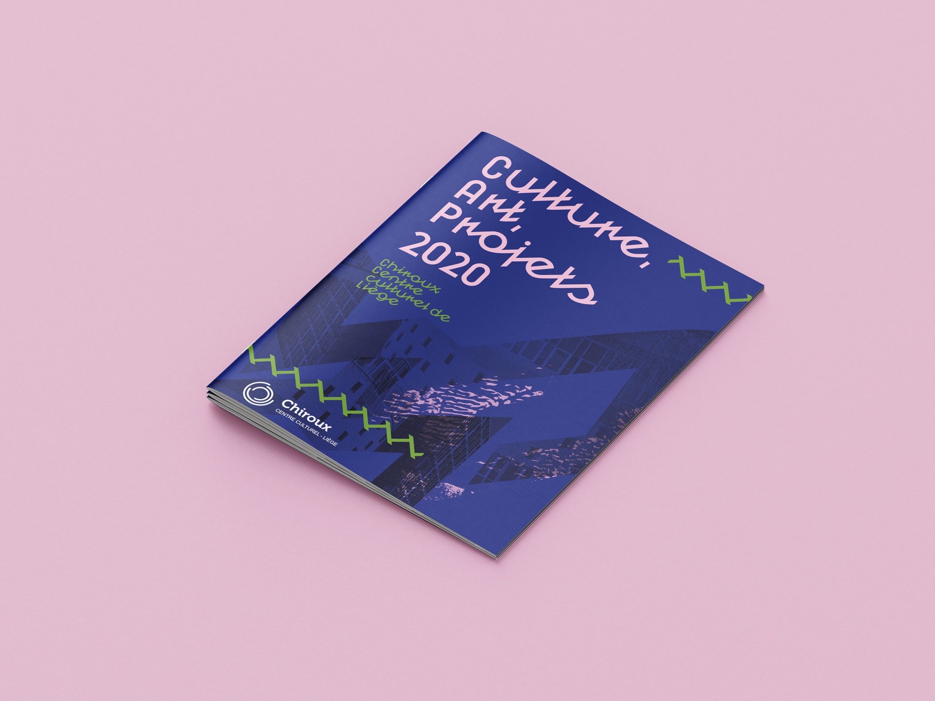 an abstract photo of a curved building with a blue sky in the background