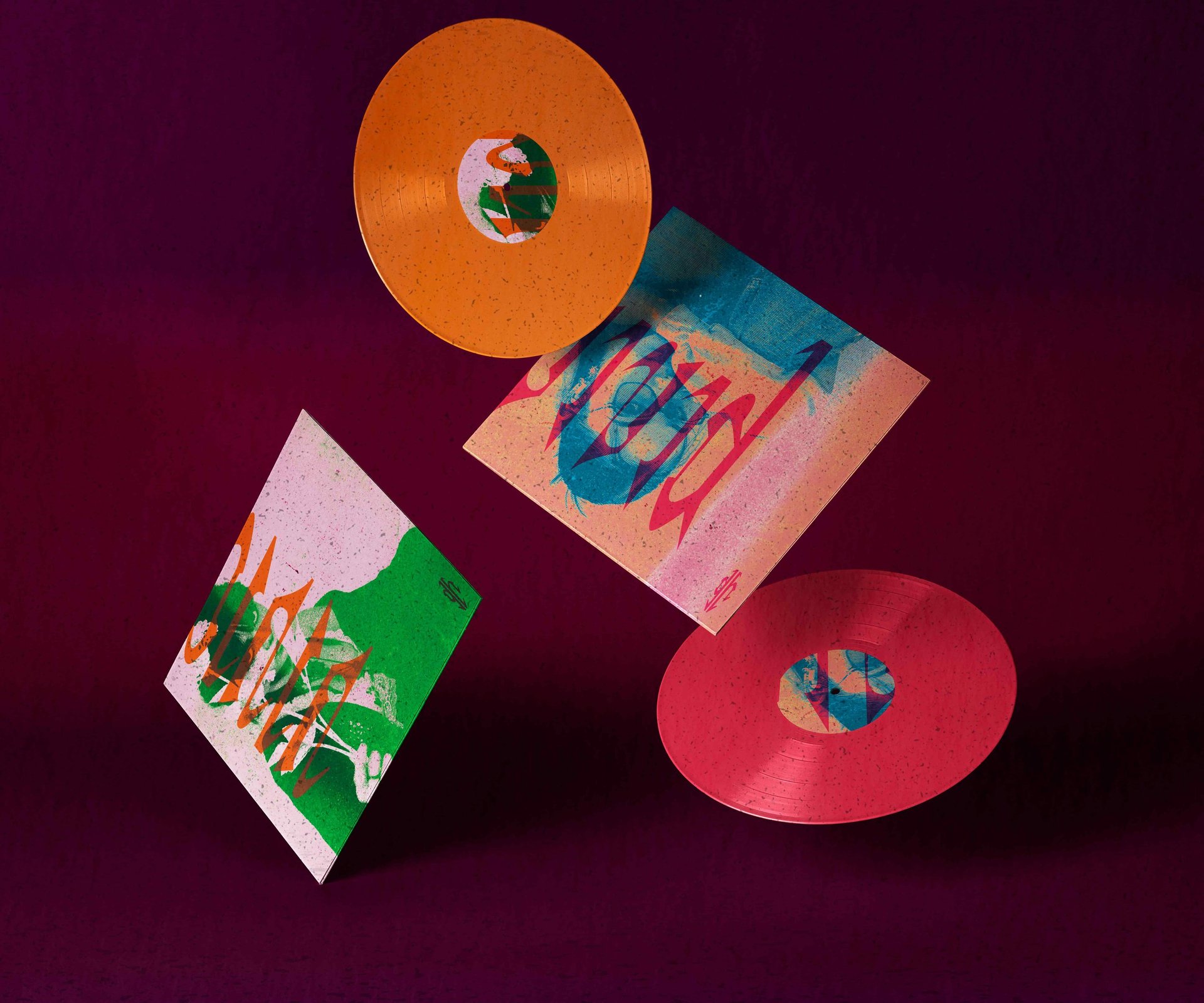 an abstract photo of a curved building with a blue sky in the background