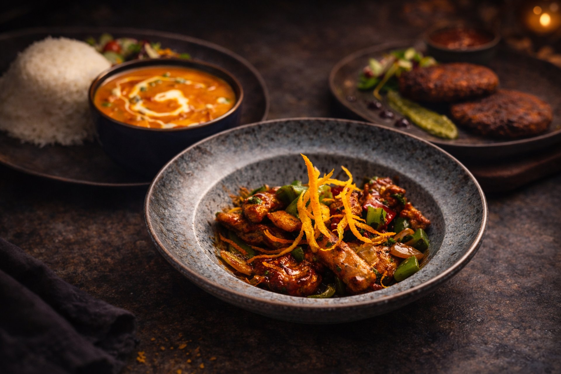 Creamy and delicious chicken tikka masala.